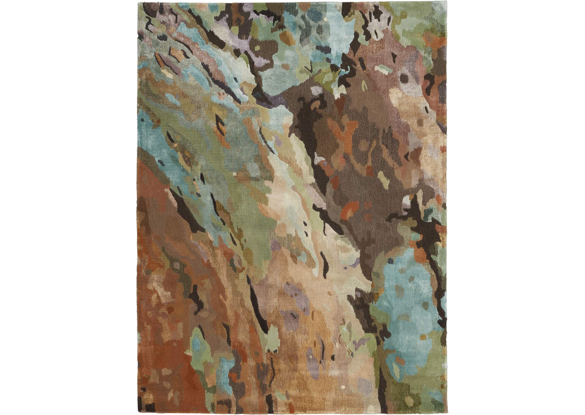 Nourison Prismatic 6'x8' Multicolor Abstract Area Rug,Nourison