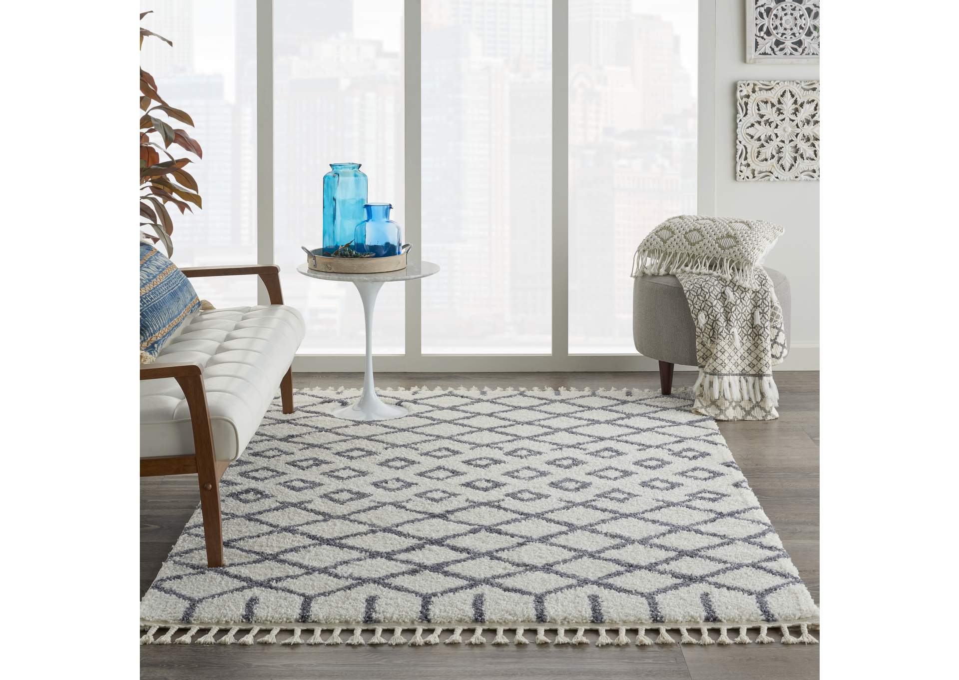 Nourison Moroccan Shag 5' x 8' Area Rug,Nourison