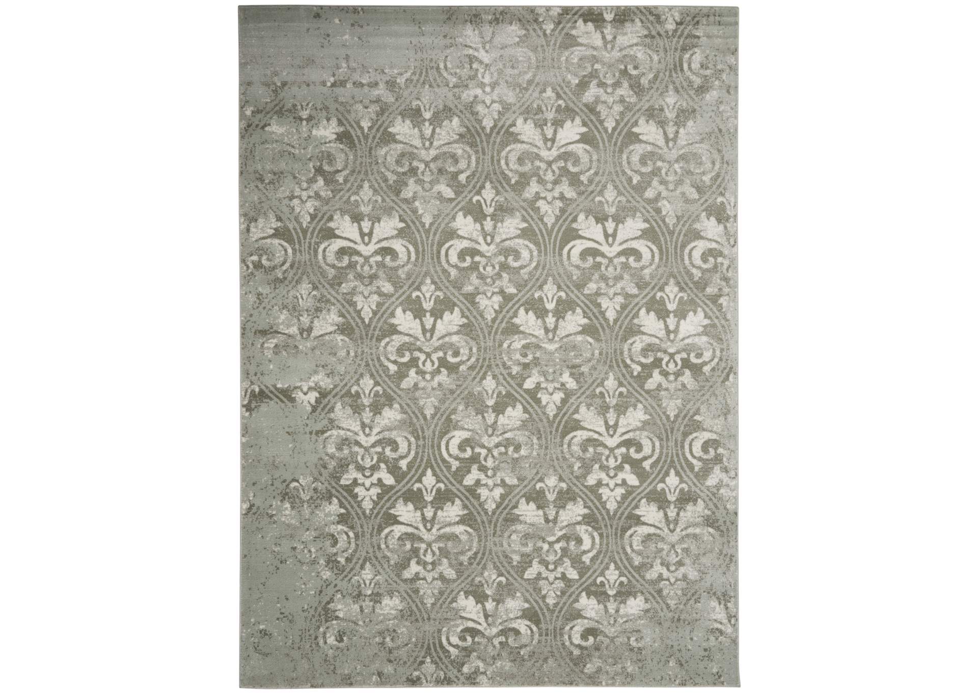 Nourison Euphoria EUP06 Grey 9'x12' Oversized Rug,Nourison