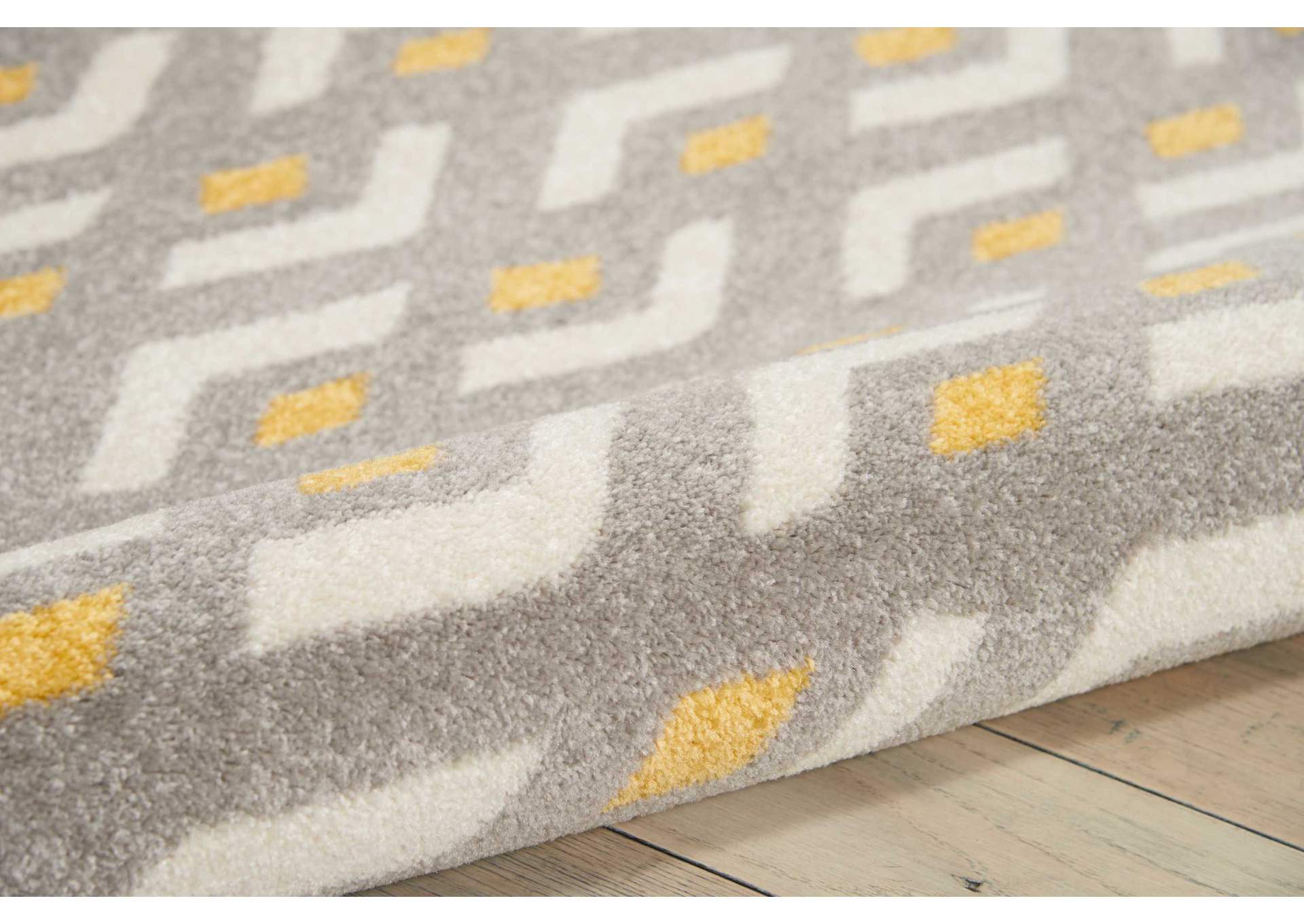 Nourison Harper DS300 Grey 5'x7' Area Rug,Nourison