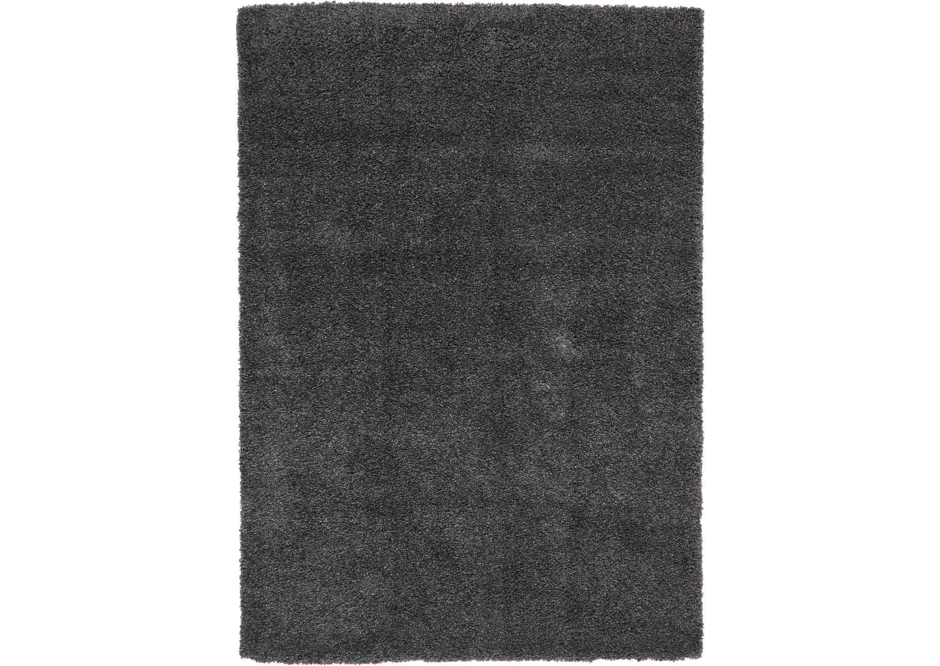 Nourison Malibu Shag MSG01 Charcoal 7'x10' Large Rug,Nourison