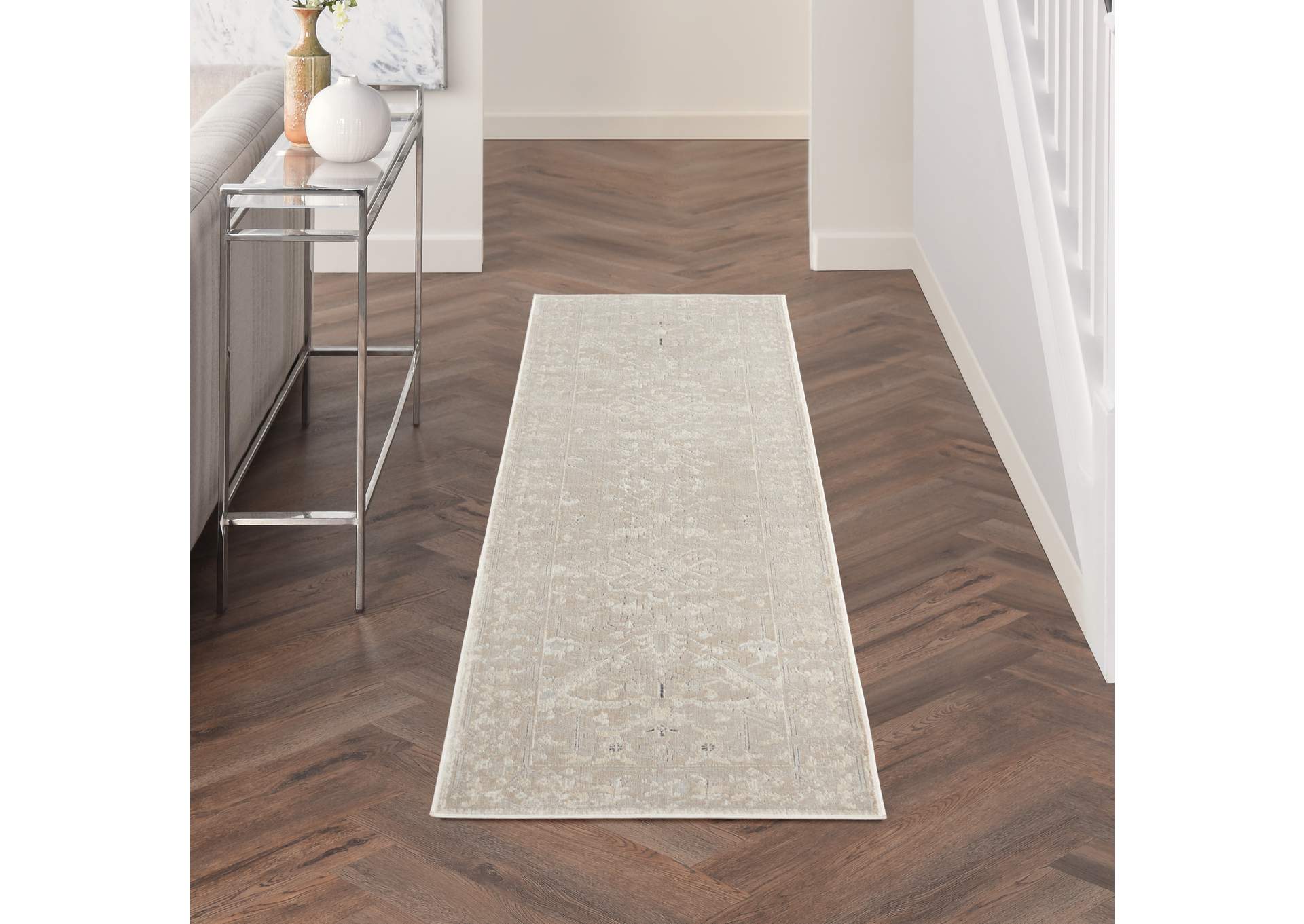 Kathy Ireland Ki25 Malta 8' Runner Area Rug,Nourison