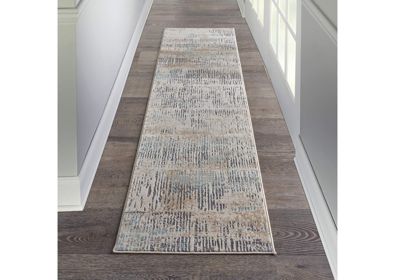 Michael Amini MA90 Uptown 8' Runner Area Rug,Nourison