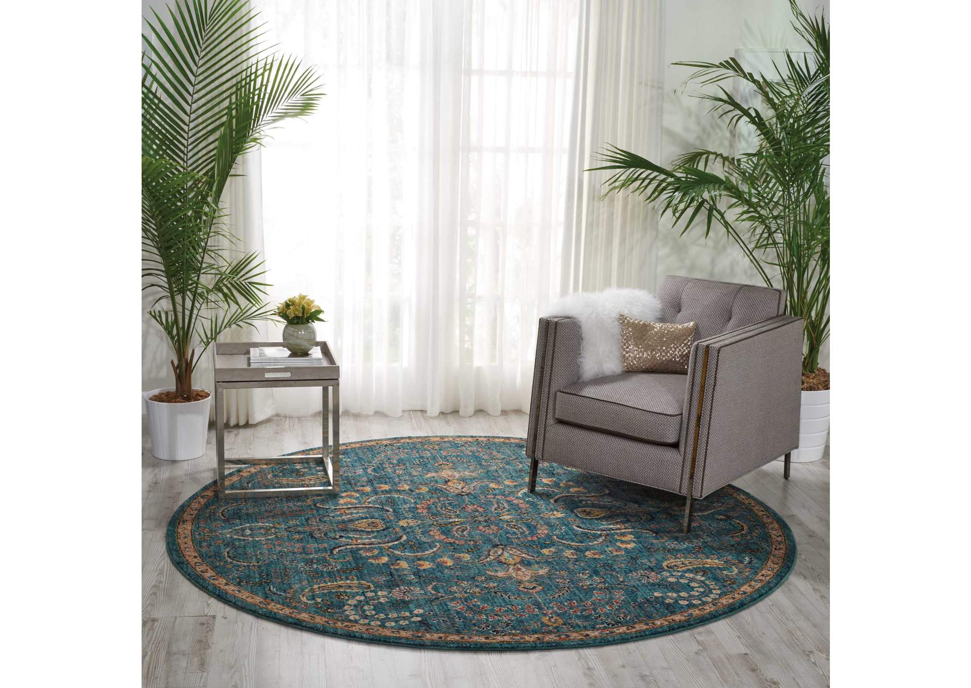 Nourison 2020 NR204 8' Round Area Rug,Nourison