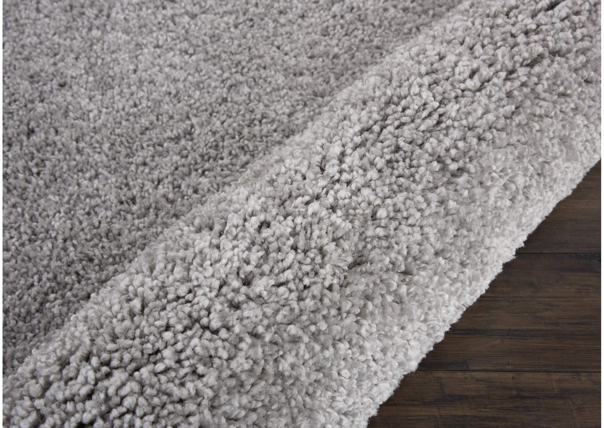 Nourison Malibu Shag MSG01 Grey 10'x13' Oversized Rug,Nourison