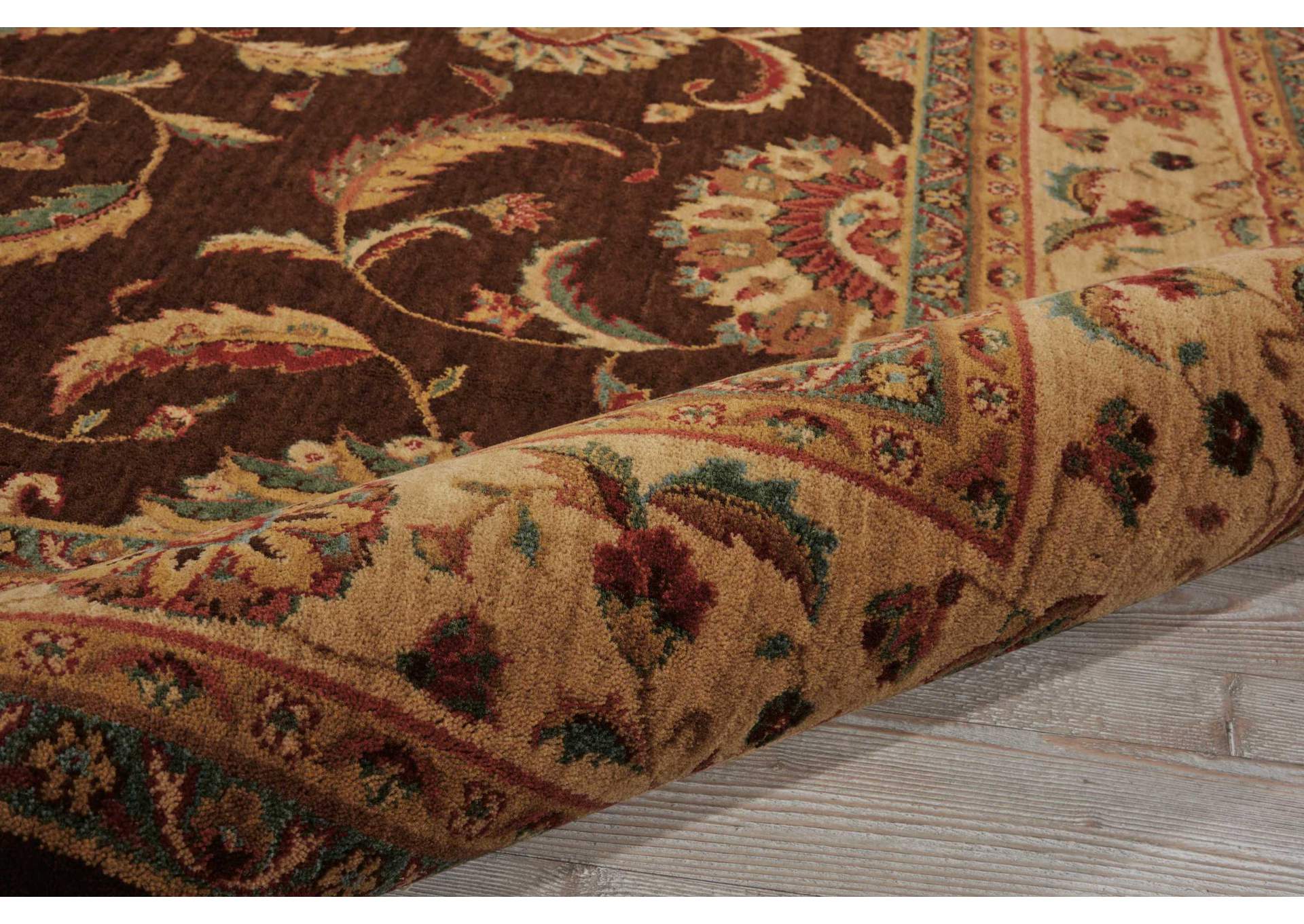Nourison Living Treasures LI04 Brown 5'x8' Area Rug,Nourison