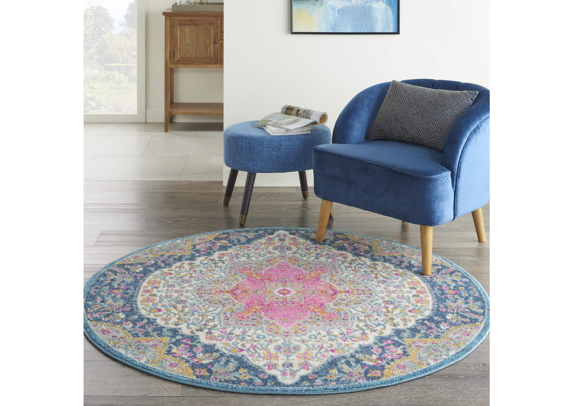 Nourison Passion 5' Round Area Rug,Nourison