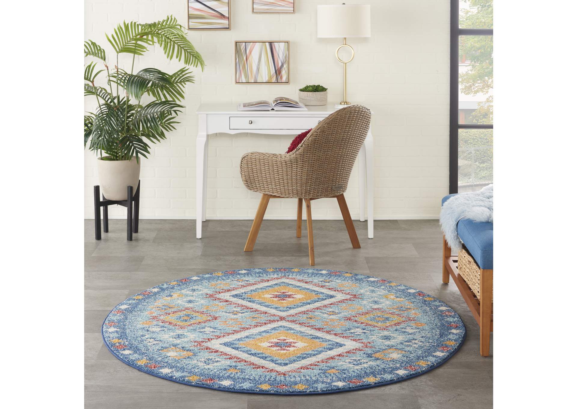 Nourison Passion 4' Round Area Rug,Nourison