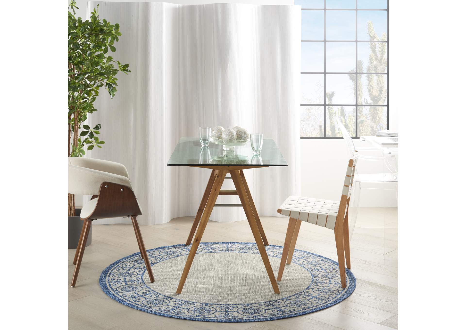 Nourison Country Side 5' Round Area Rug,Nourison