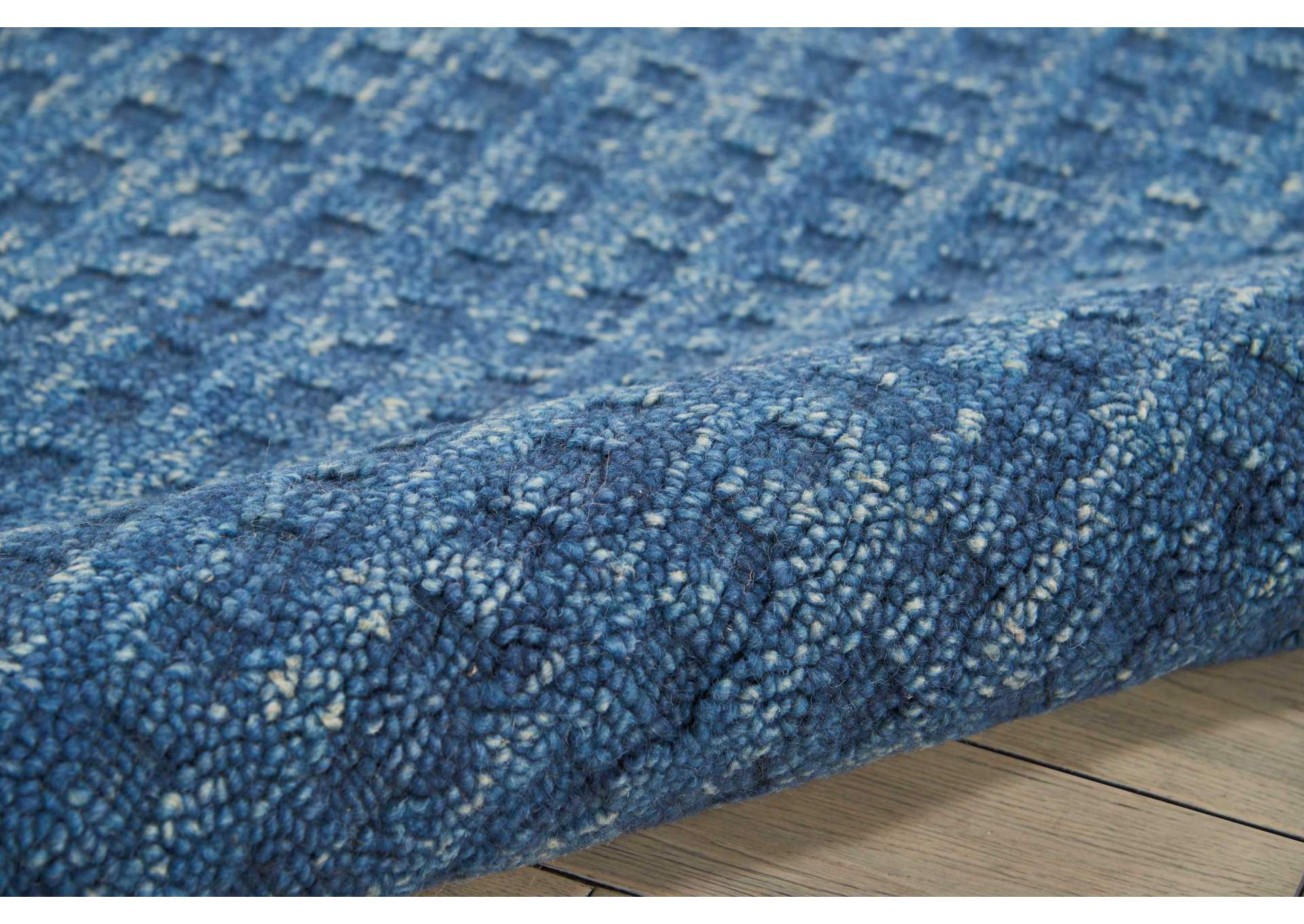 Nourison Marana MNN01 Dark Blue 8'x11' Oversized Wool Rug,Nourison