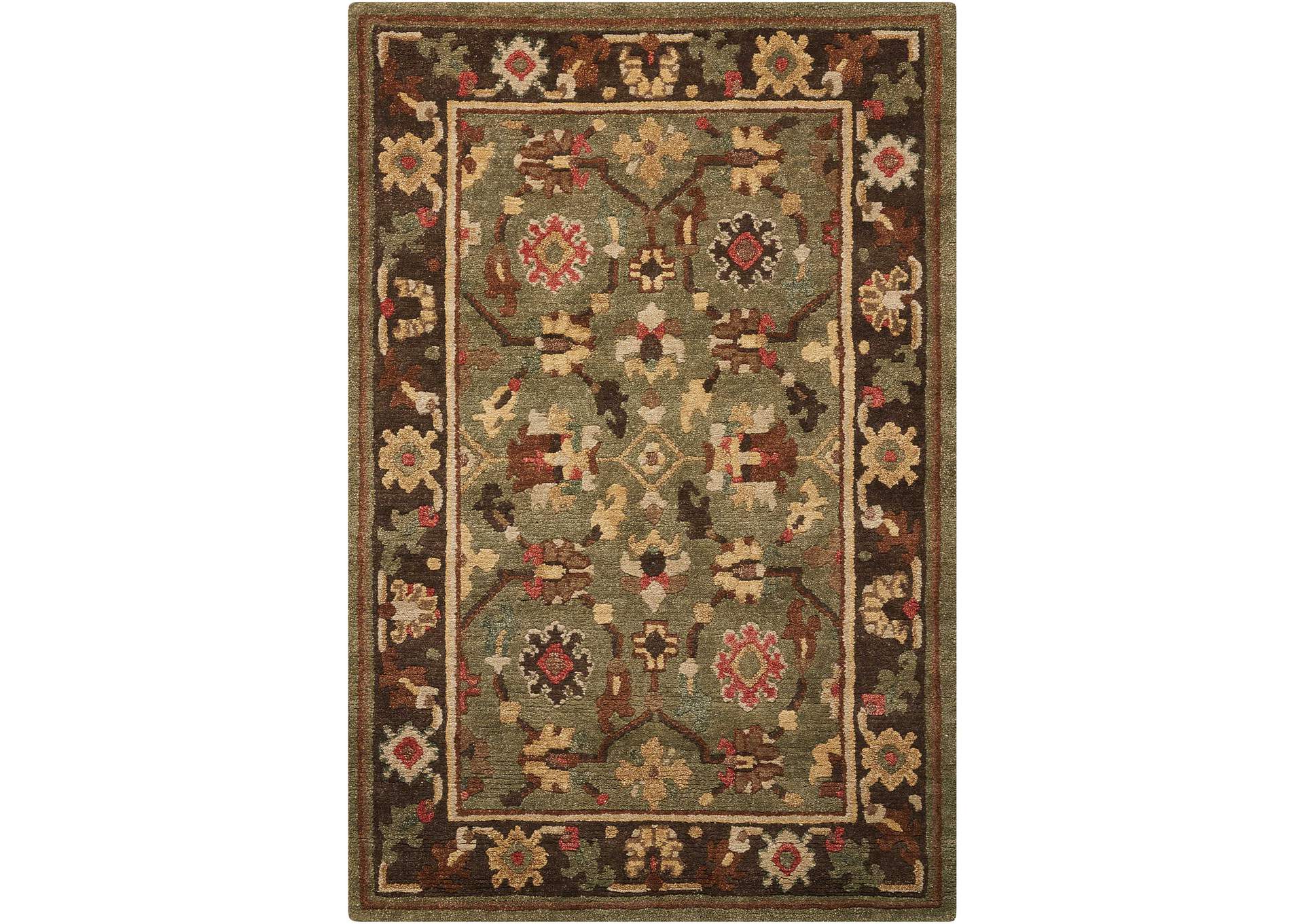 Nourison Tahoe TA10 Green 8'x10' Rug,Nourison
