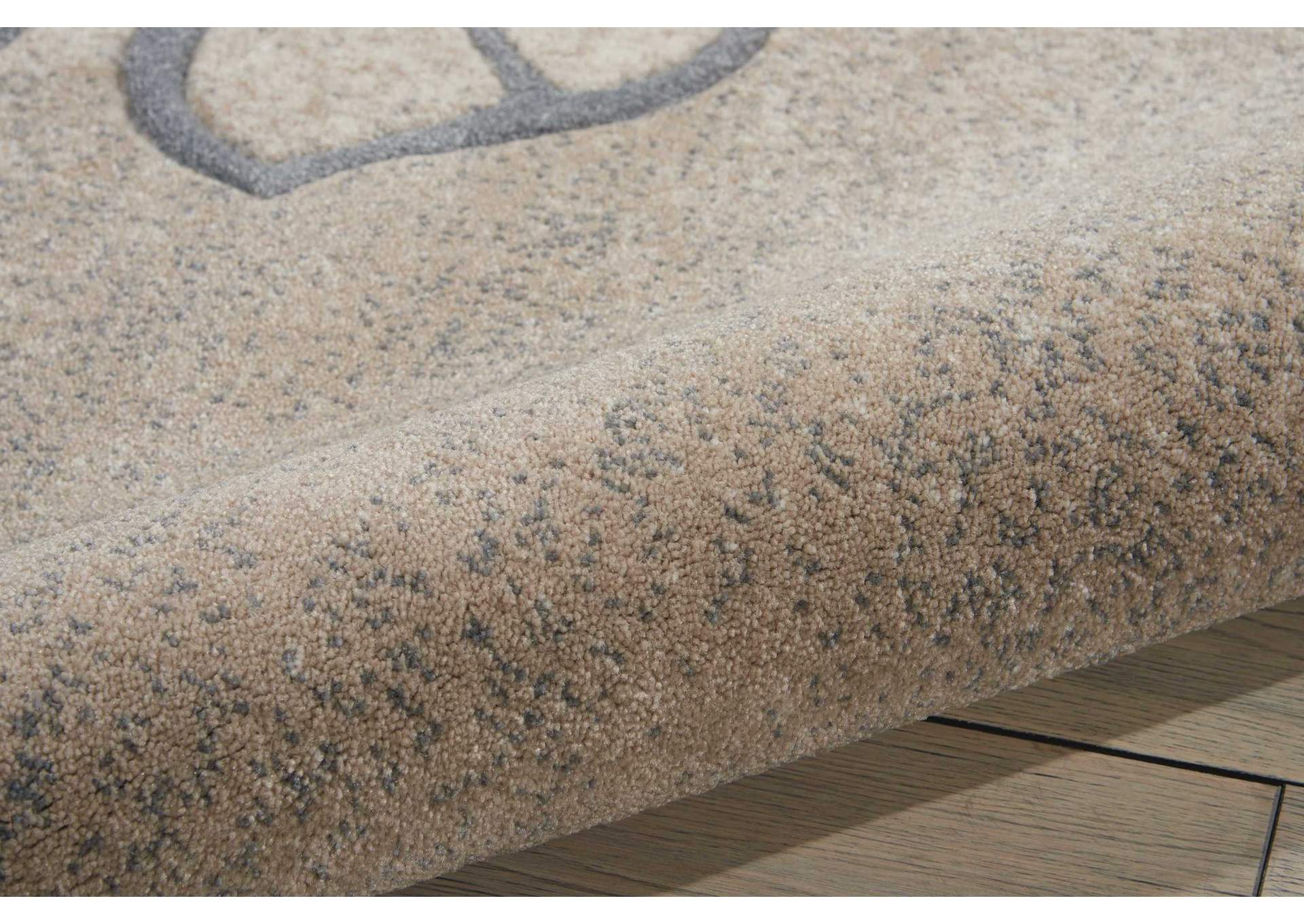 Nourison Maxell MAE04 Beige 4'x6' Area Rug,Nourison