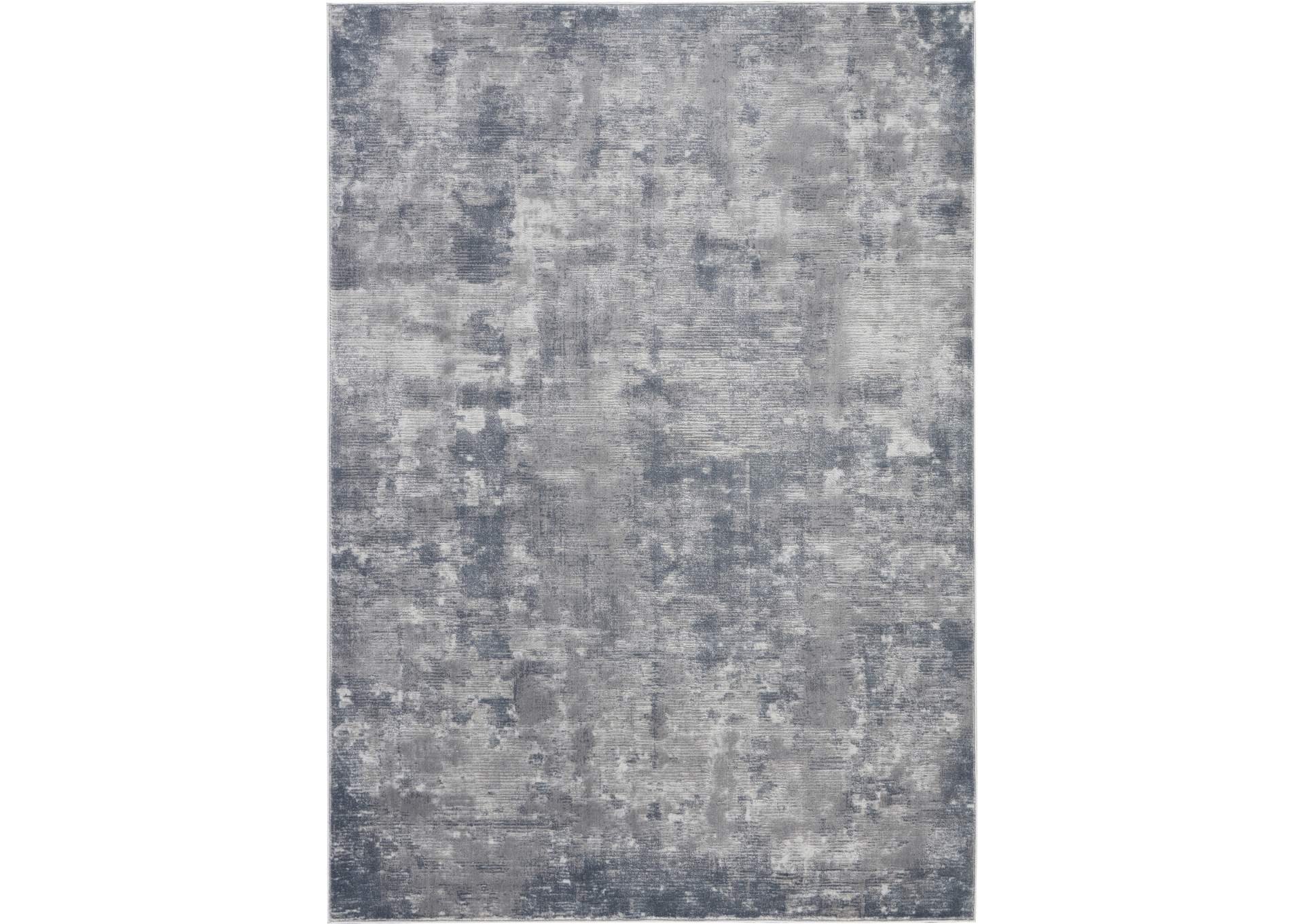 Nourison Rustic Textures RUS05 Grey 4'x6' Rustic Area Rug,Nourison