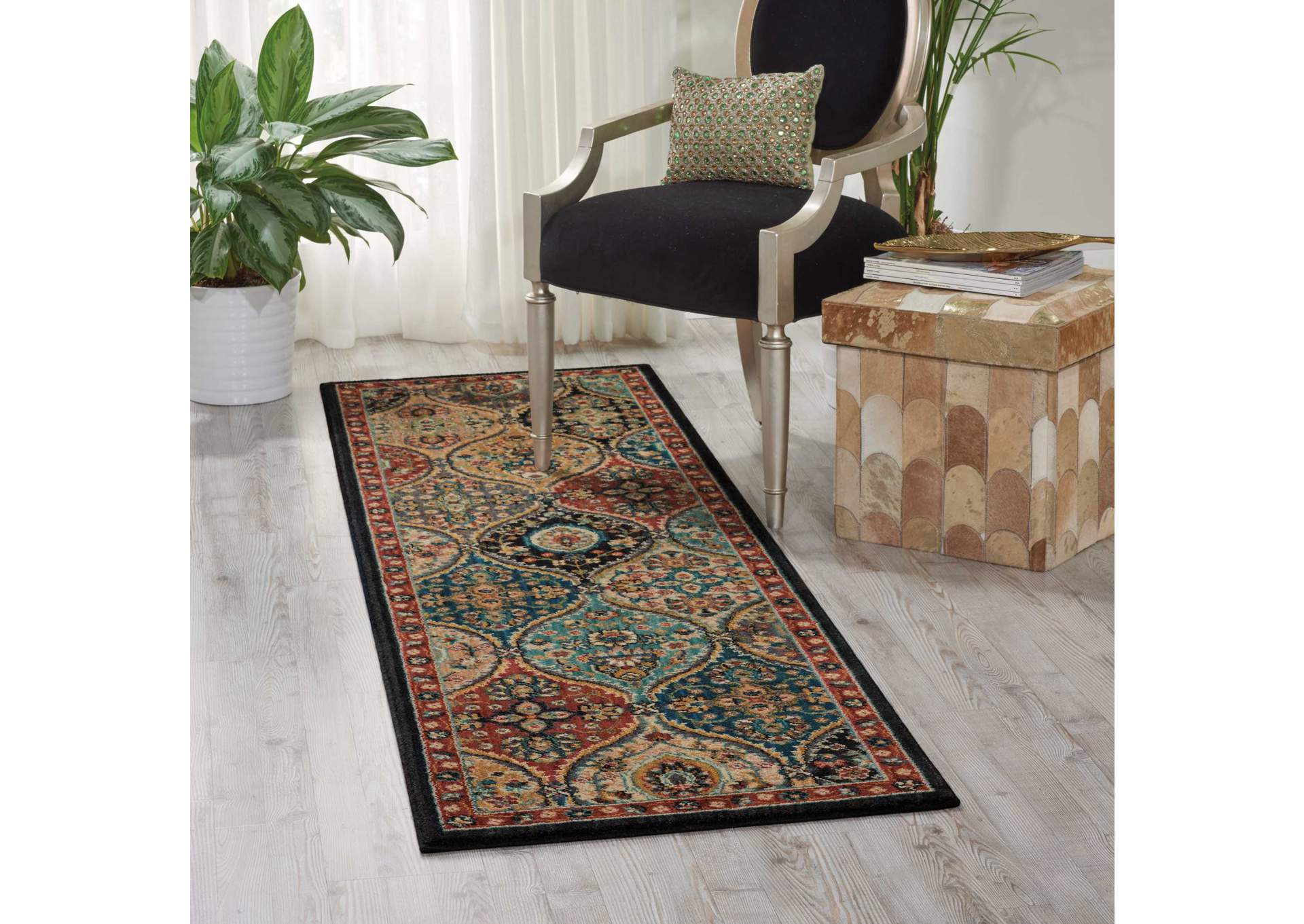 Nourison 2020 NR203 8' Runner Area Rug,Nourison