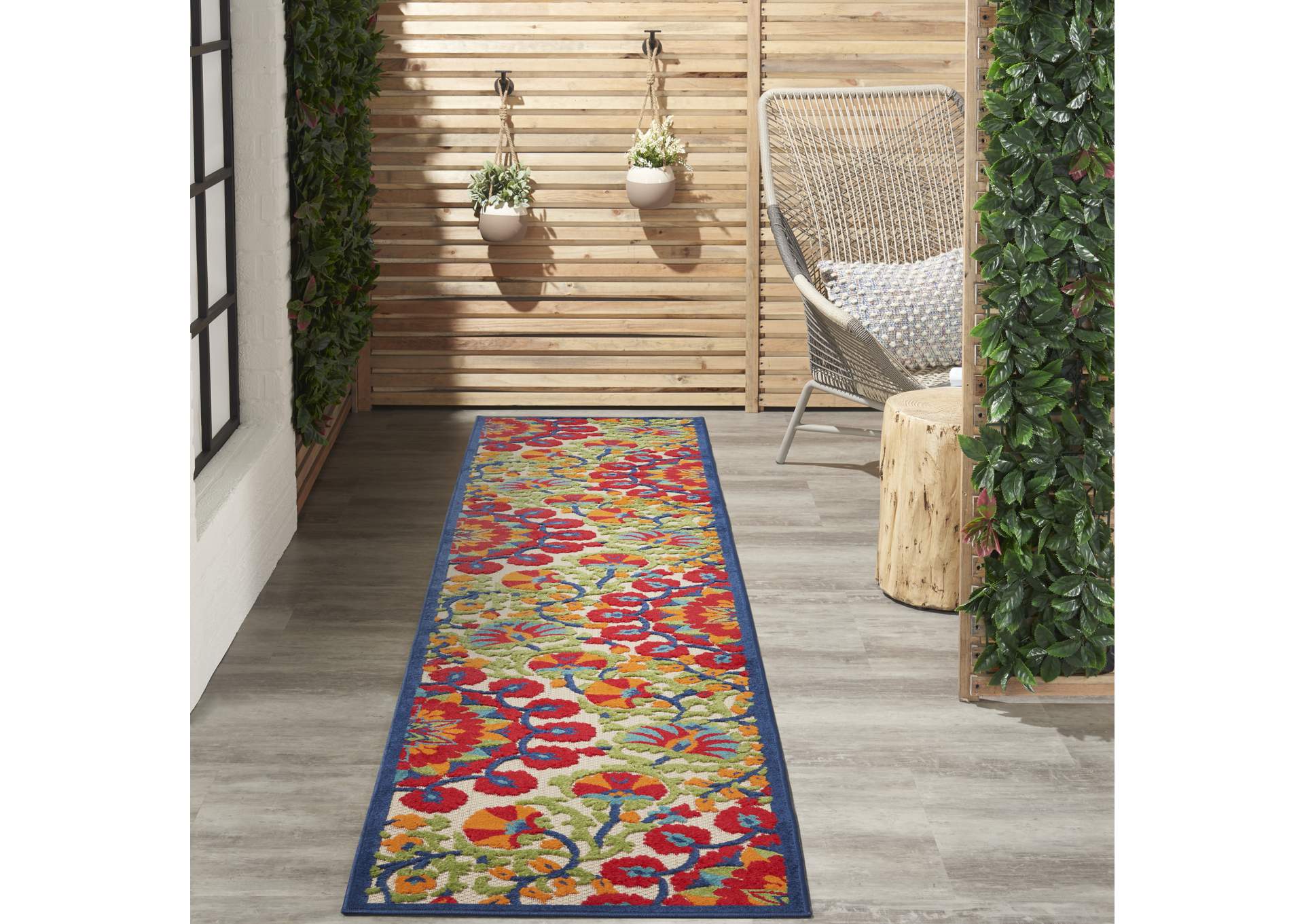 Nourison Aloha 12' Runner Area Rug,Nourison