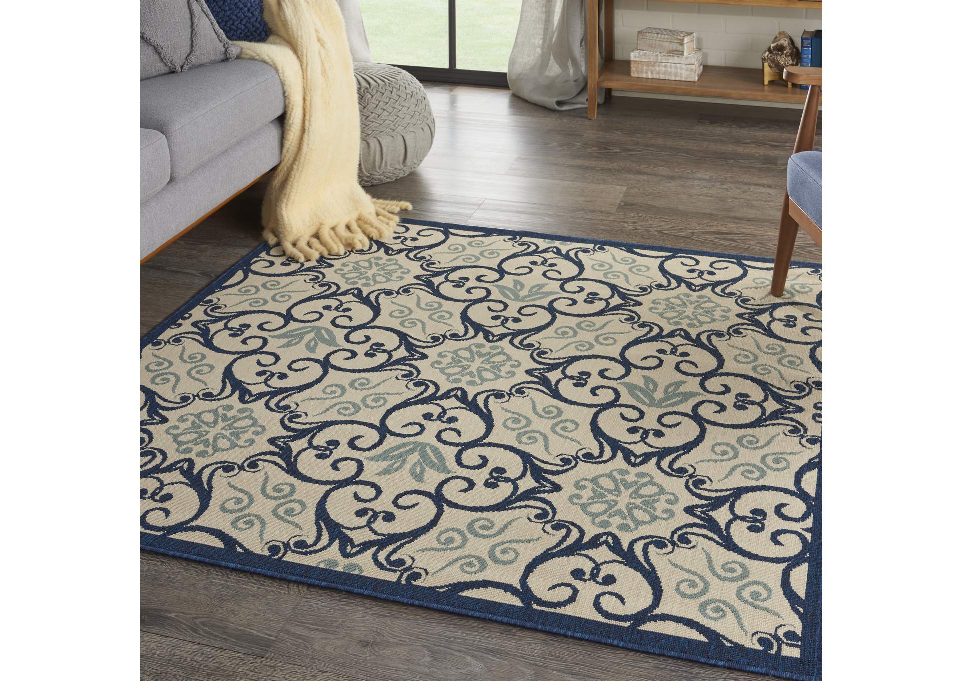 Nourison Caribbean 5' Square Area Rug,Nourison
