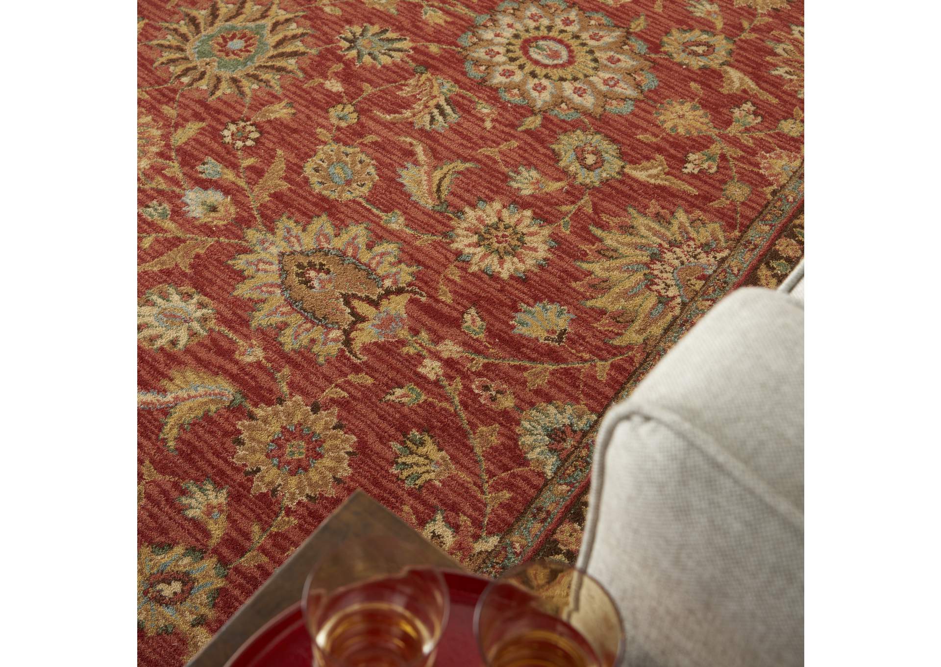 Nourison Living Treasures LI05 Brown 10'x14' Rug,Nourison