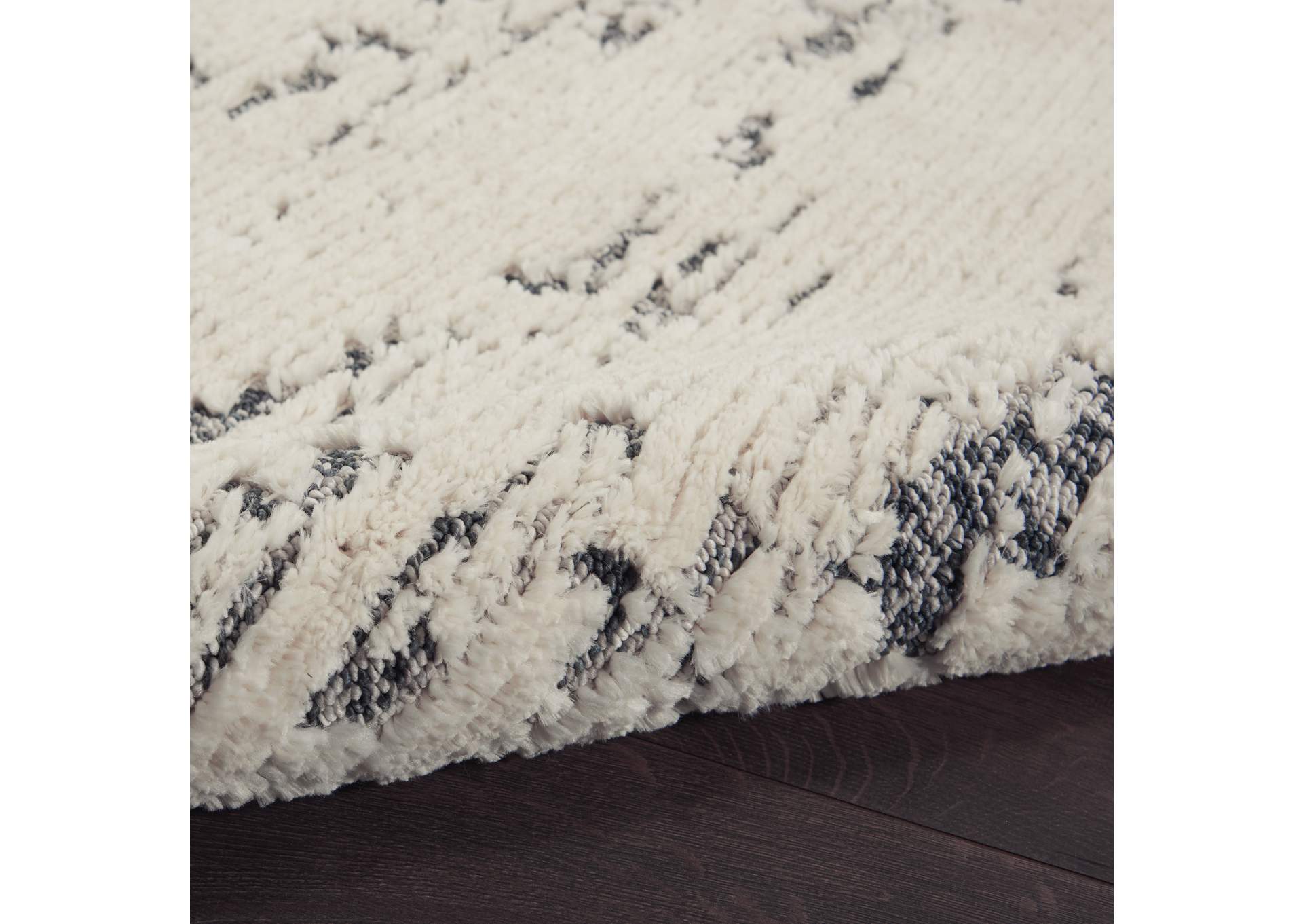 Nourison Zermatt 4' x 6' Blue Neutral Area Rug,Nourison