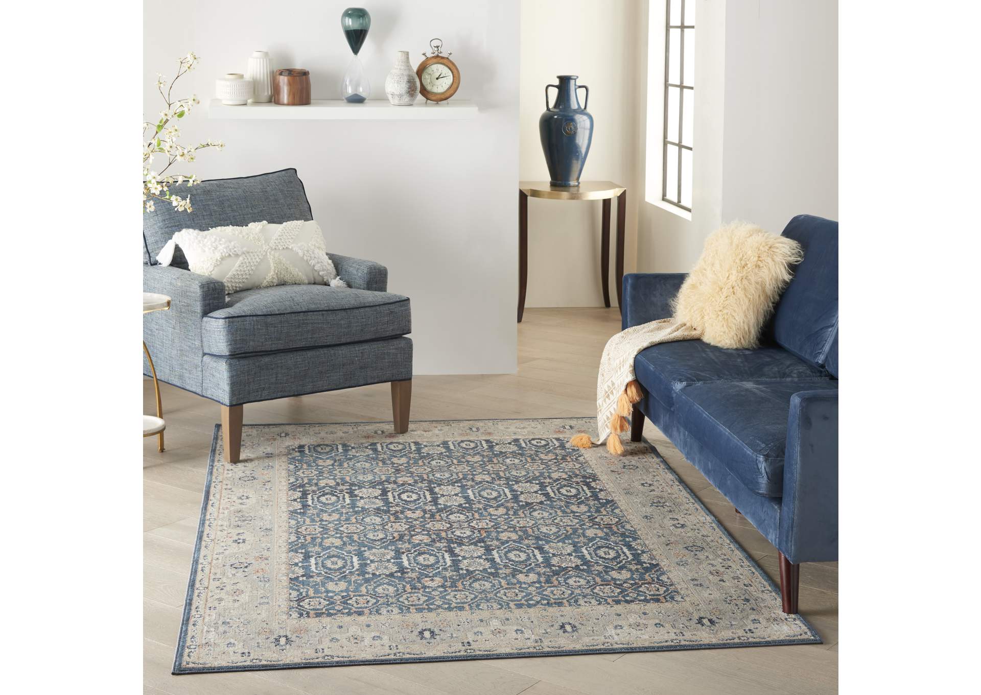 Kathy Ireland Ki25 Malta 4' x 6' Area Rug,Nourison