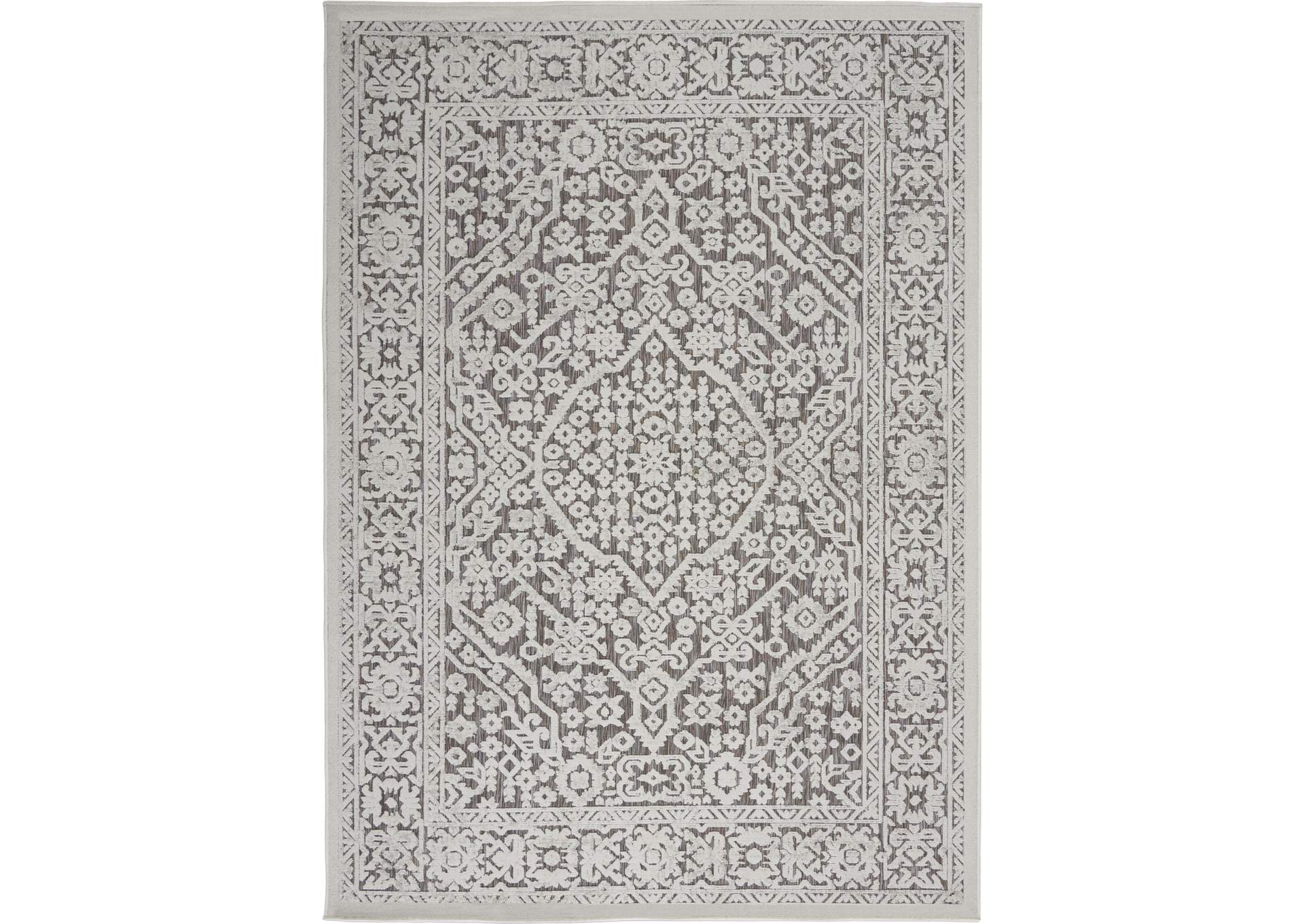Nourison Key Largo 5'x7' Beige Area Rug,Nourison