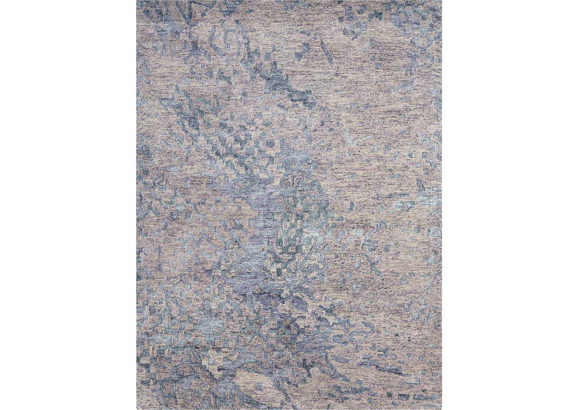 Nourison Gemstone GEM05 Blue 4'x6' Area Rug,Nourison