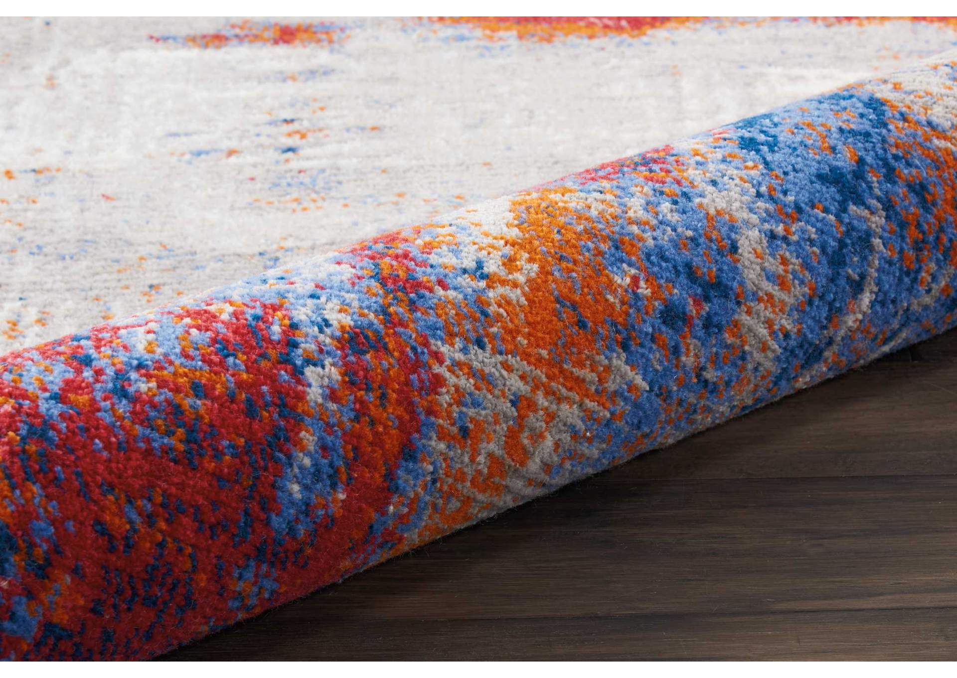 Nourison Twilight TWI26 Multicolor 6'x8' Area Rug,Nourison