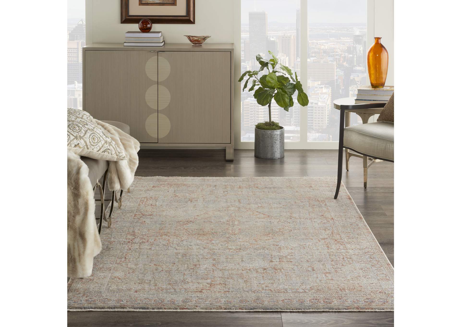 Nourison Lustrous Weave 4' x 6' Area Rug,Nourison