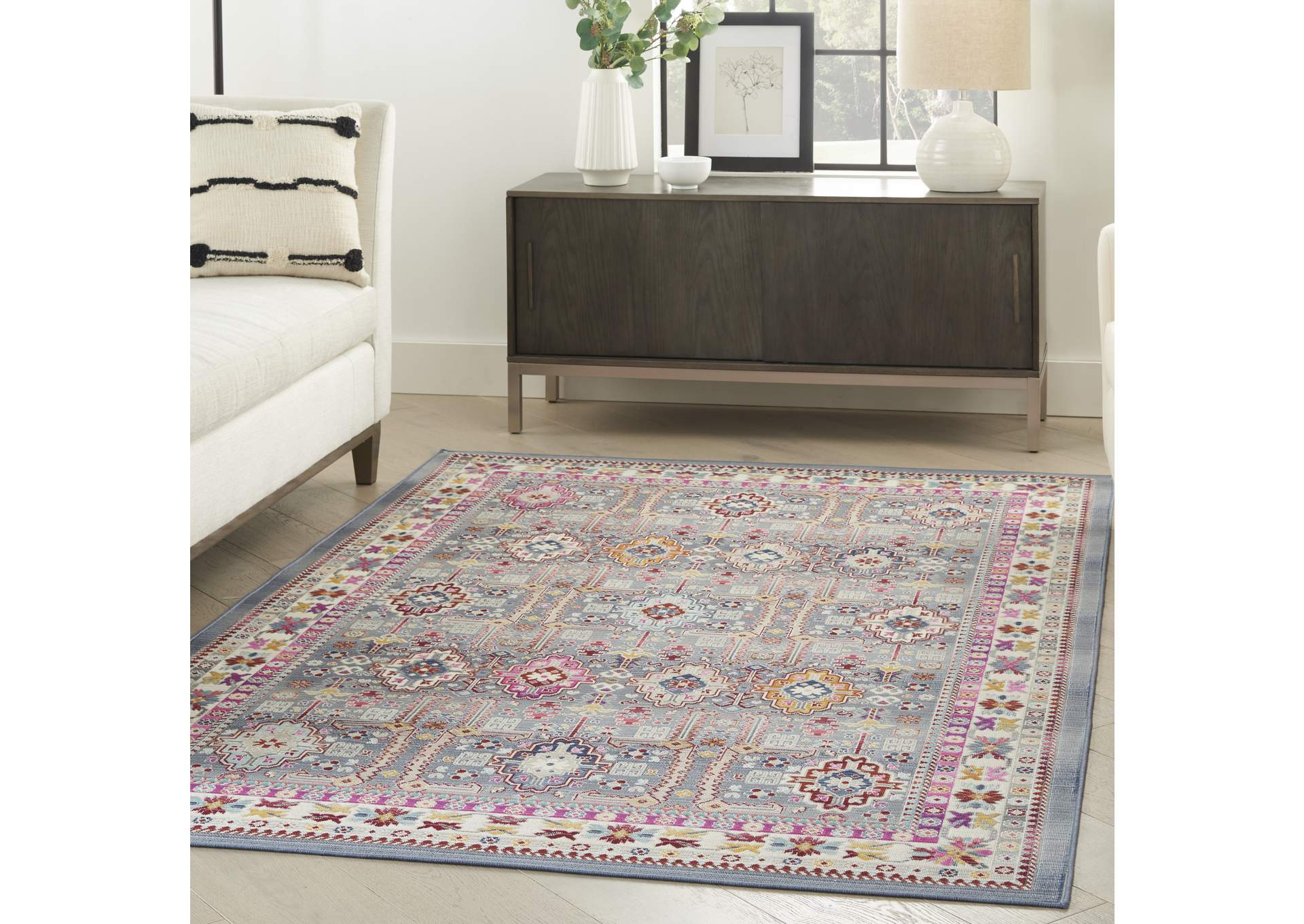 Nourison Vintage Kashan 5' x 8' Area Rug,Nourison