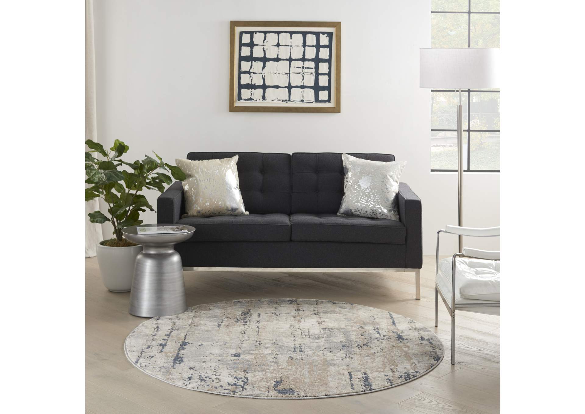 Nourison Quarry 4' Round Area Rug,Nourison