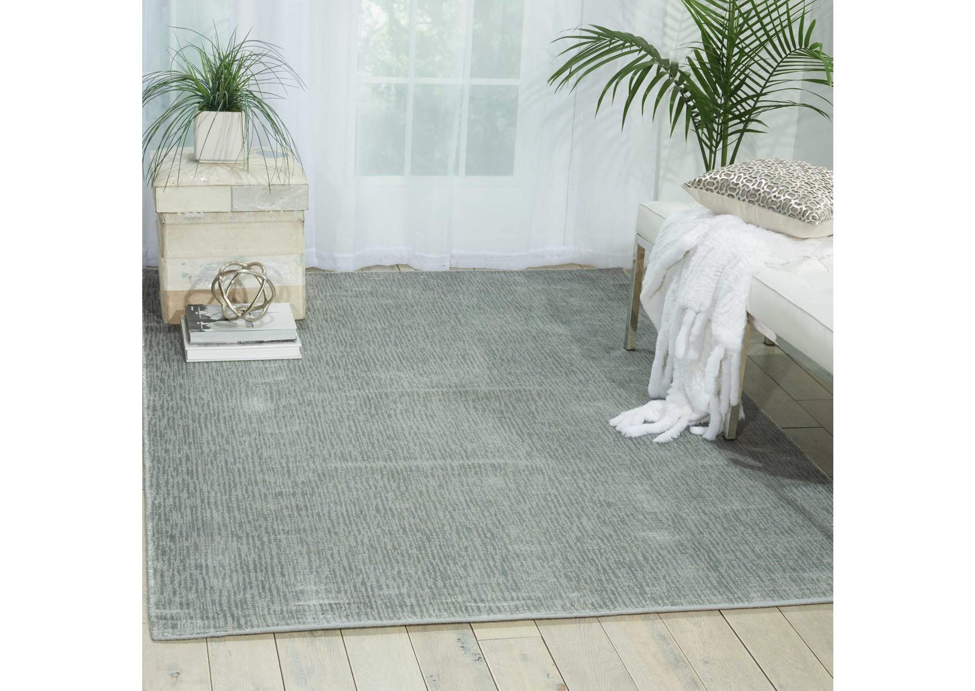 Nourison Starlight STA02 Blue 8'x11' Rug,Nourison