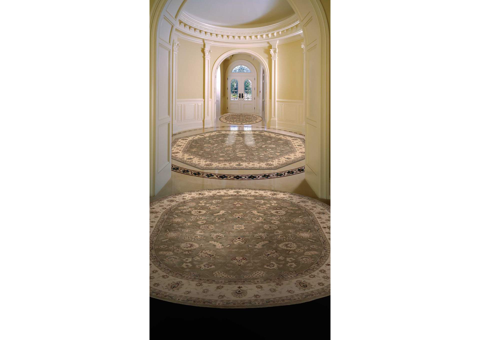Nourison 2000 2003 Olive 10' Oval Area Rug,Nourison