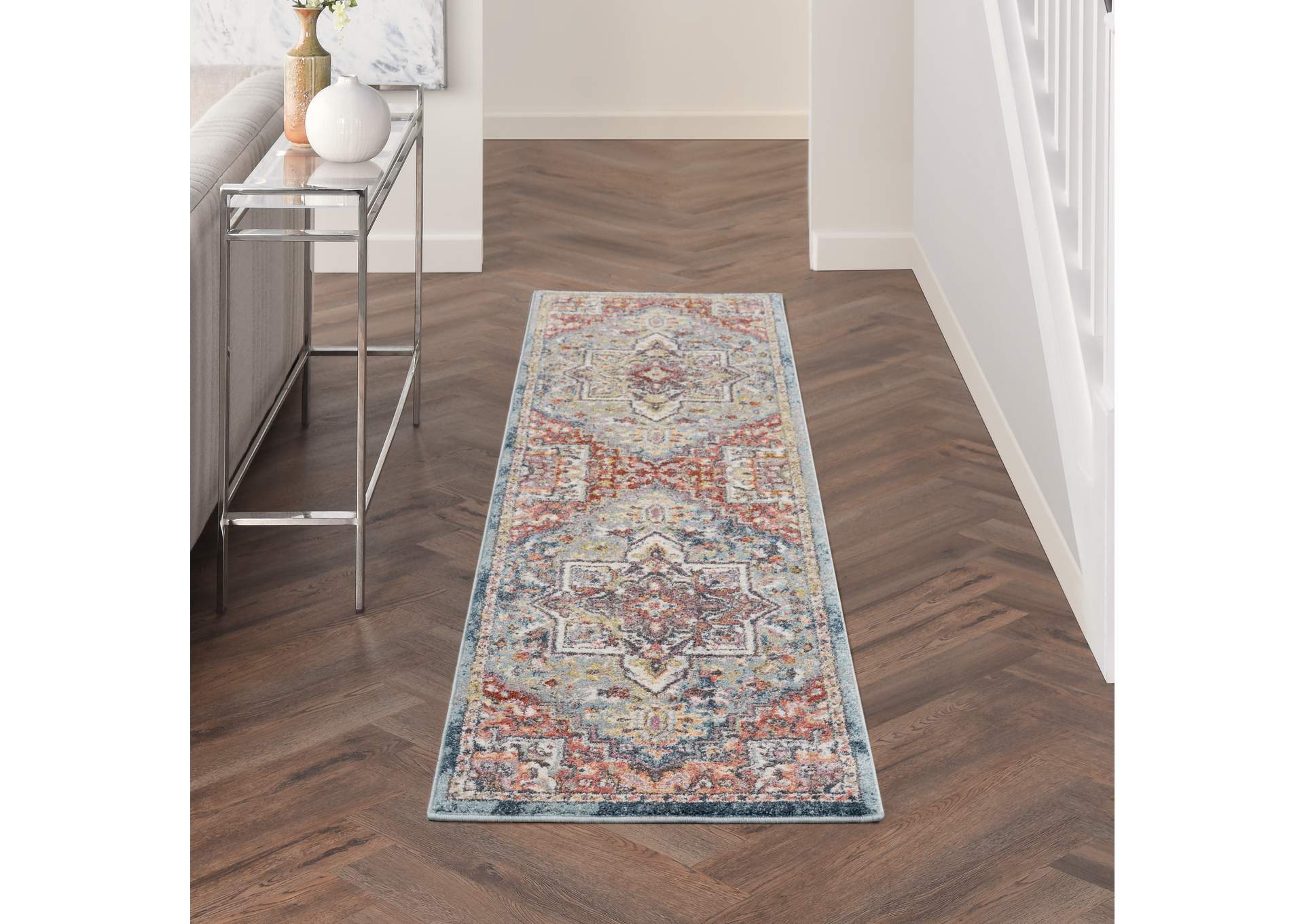 Nourison Soraya 8' Runner Area Rug,Nourison
