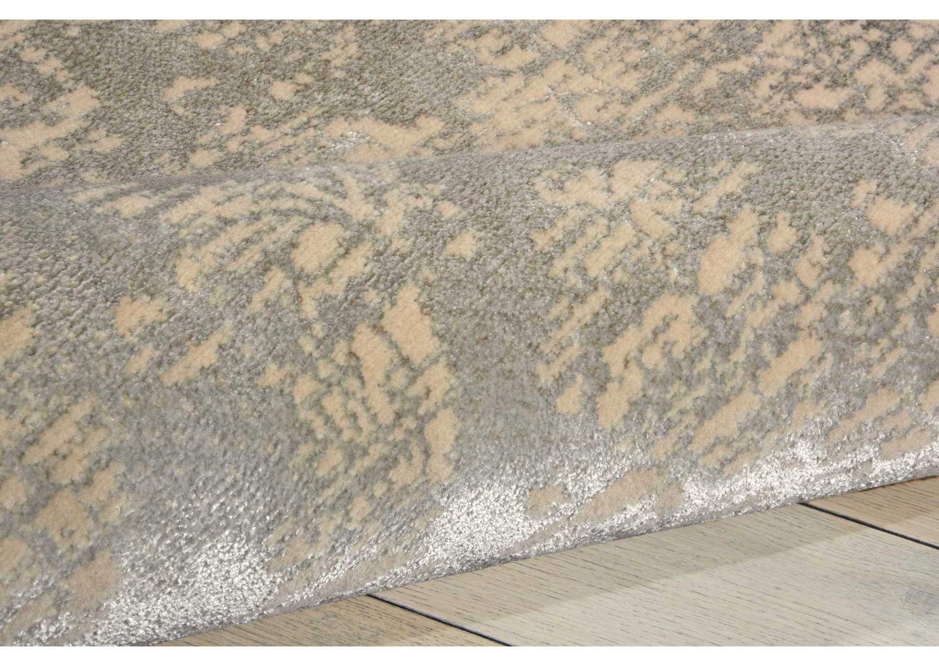 Nourison Luminance LUM03 Grey 9'x13' Rug,Nourison