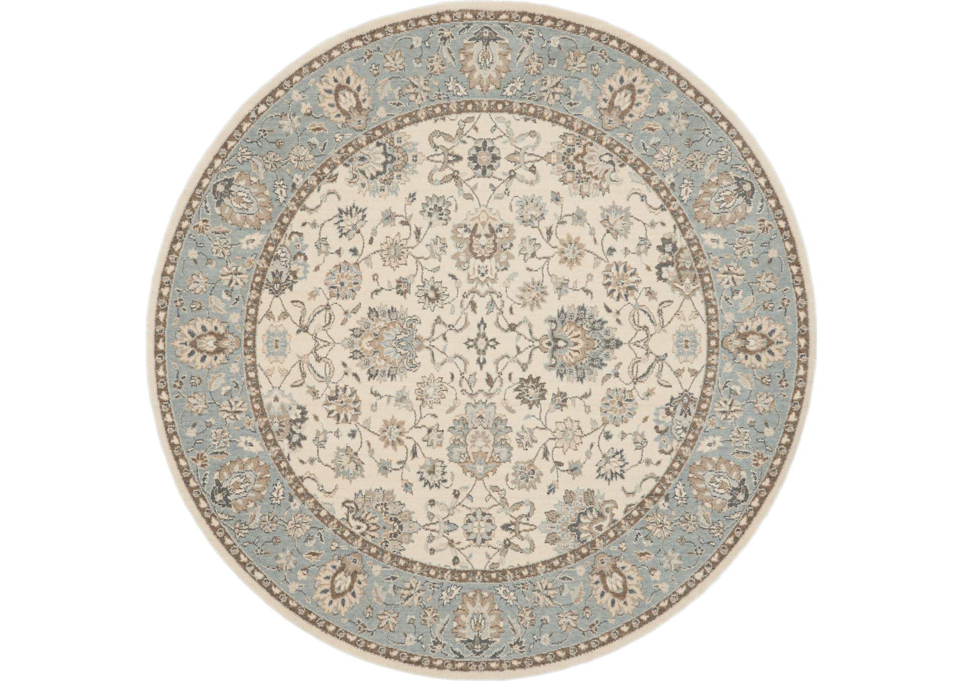 Nourison Living Treasures 6' Round Area Rug,Nourison