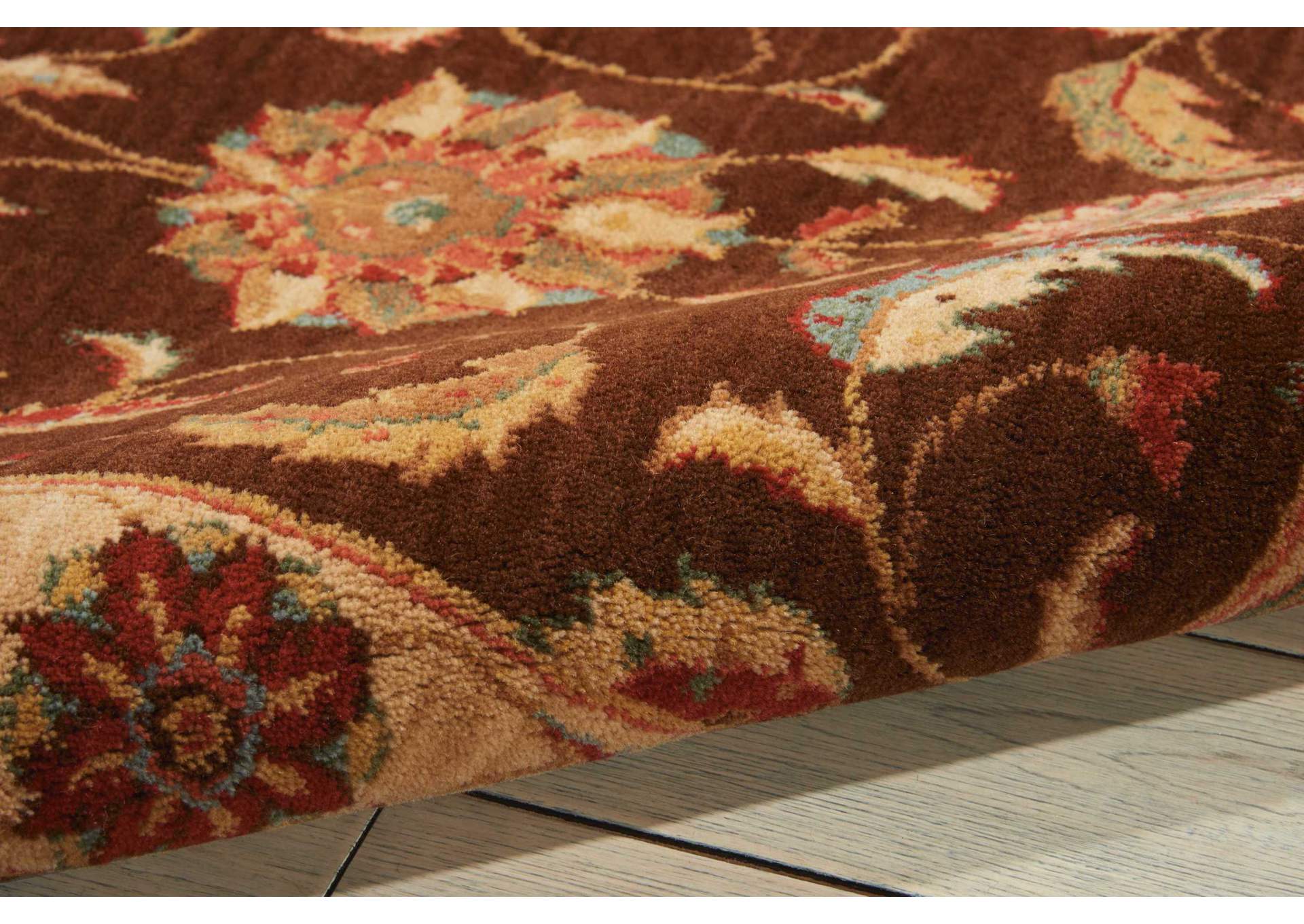 Nourison Living Treasures LI04 Brown 4'x6' Area Rug,Nourison