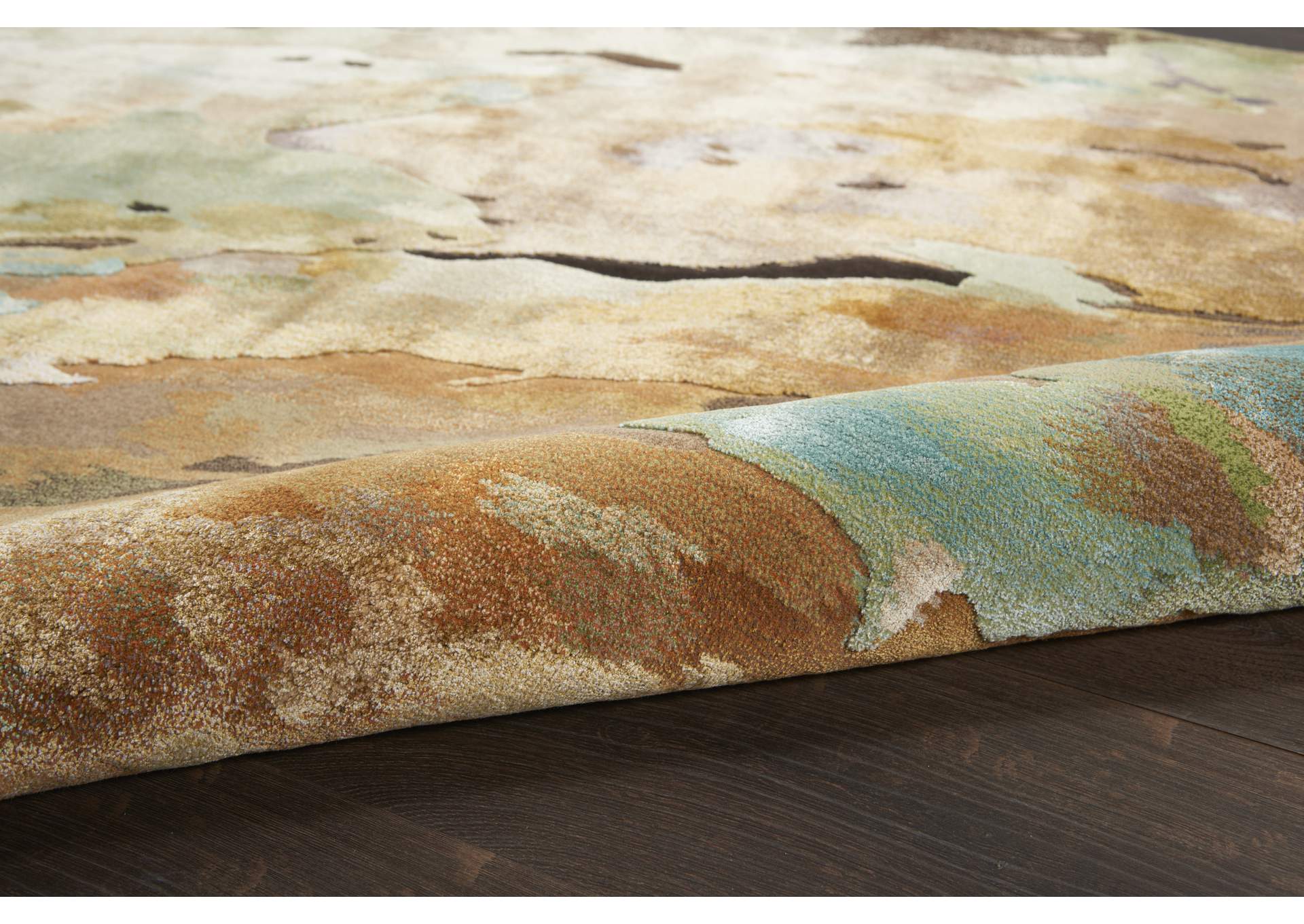 Nourison Prismatic 4'x6' Multicolor Abstract Area Rug,Nourison