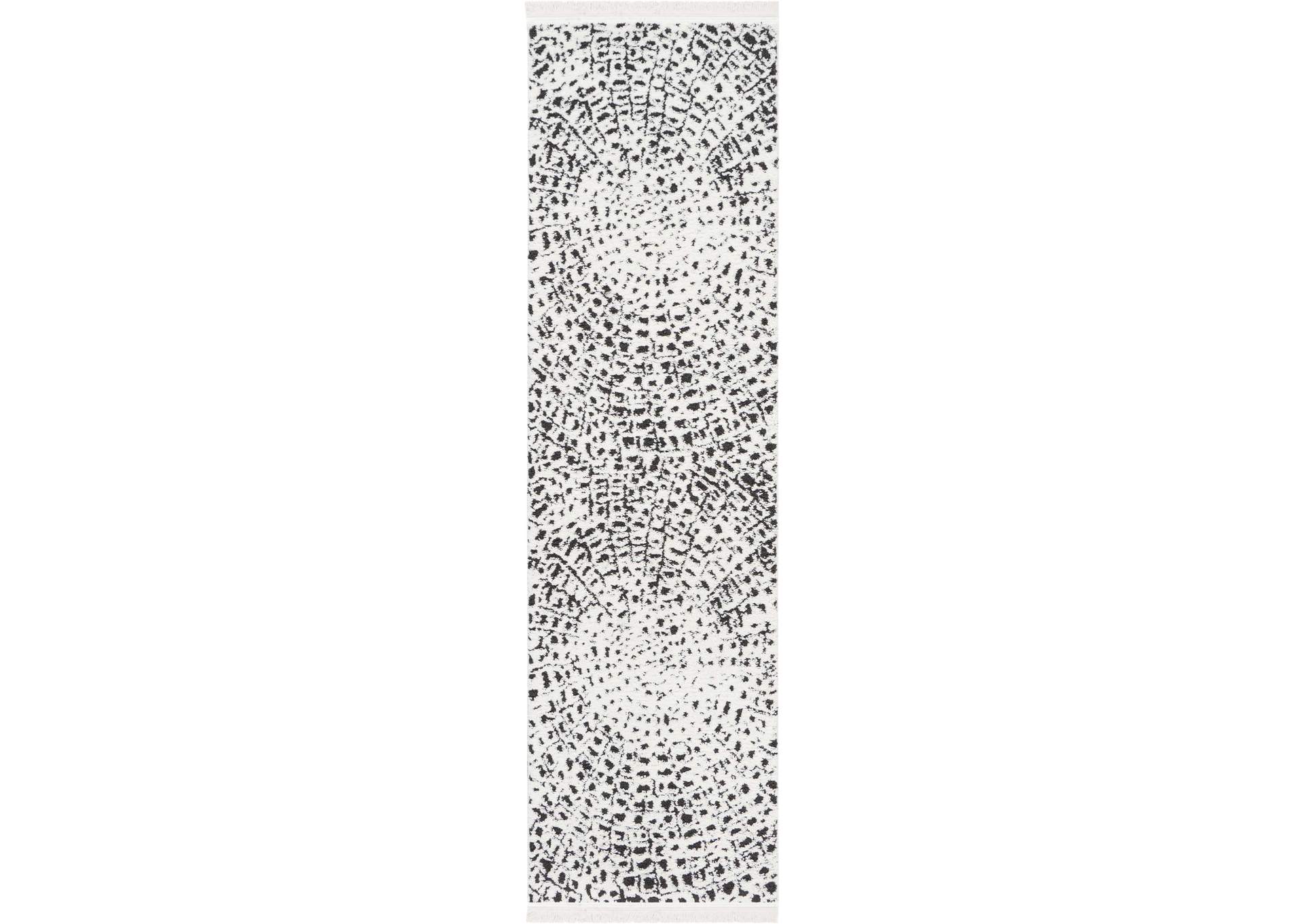 Nourison Kamala DS502 White 8' Runner Hallway Rug,Nourison