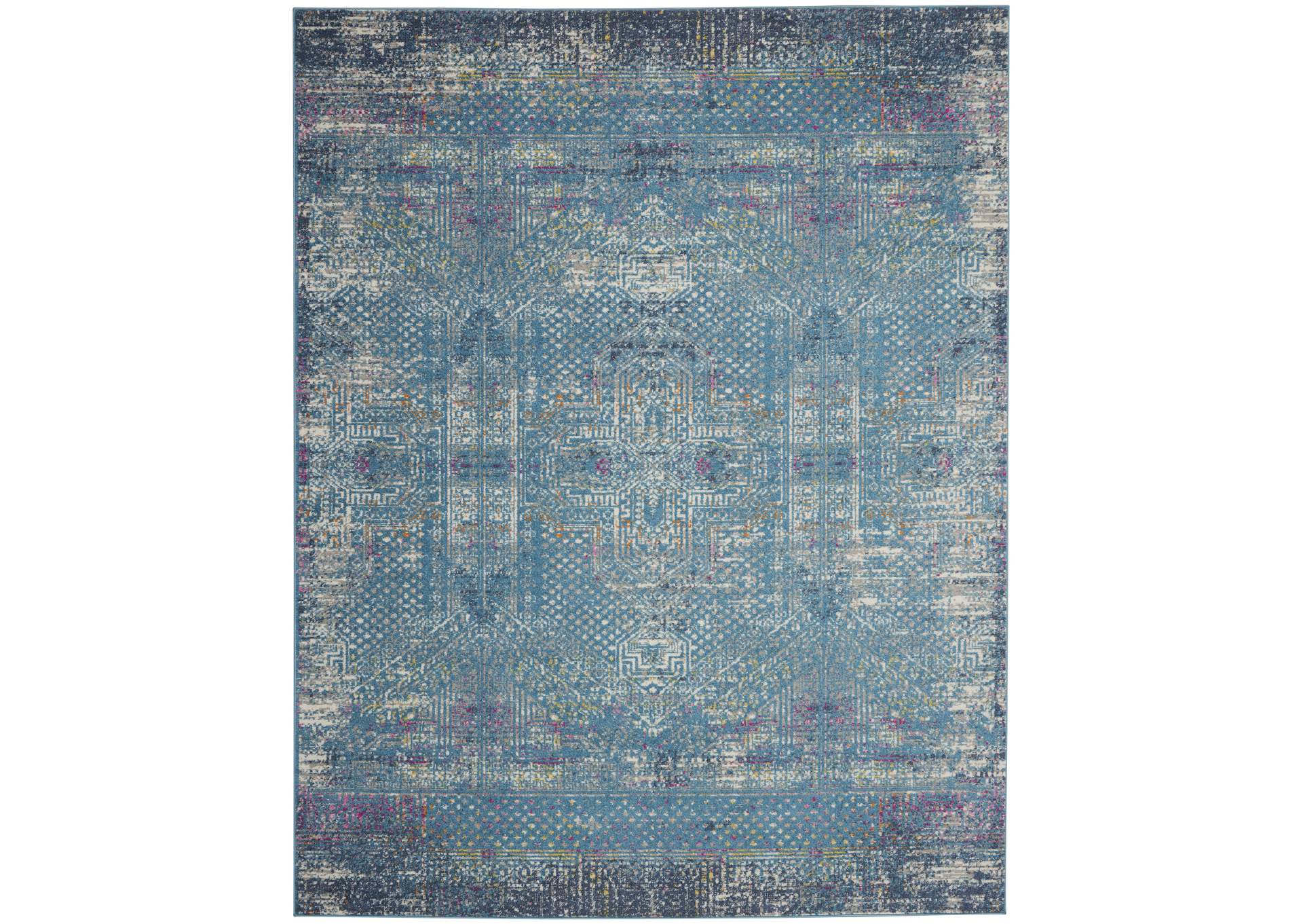 Nourison Passion 7'x10' Blue Area Rug,Nourison