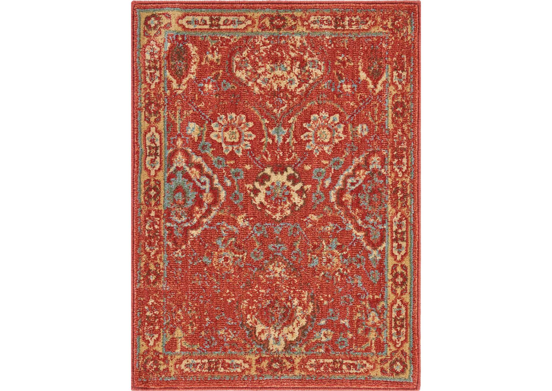 Nourison Somerset 2' X 3' Red Area Rug,Nourison