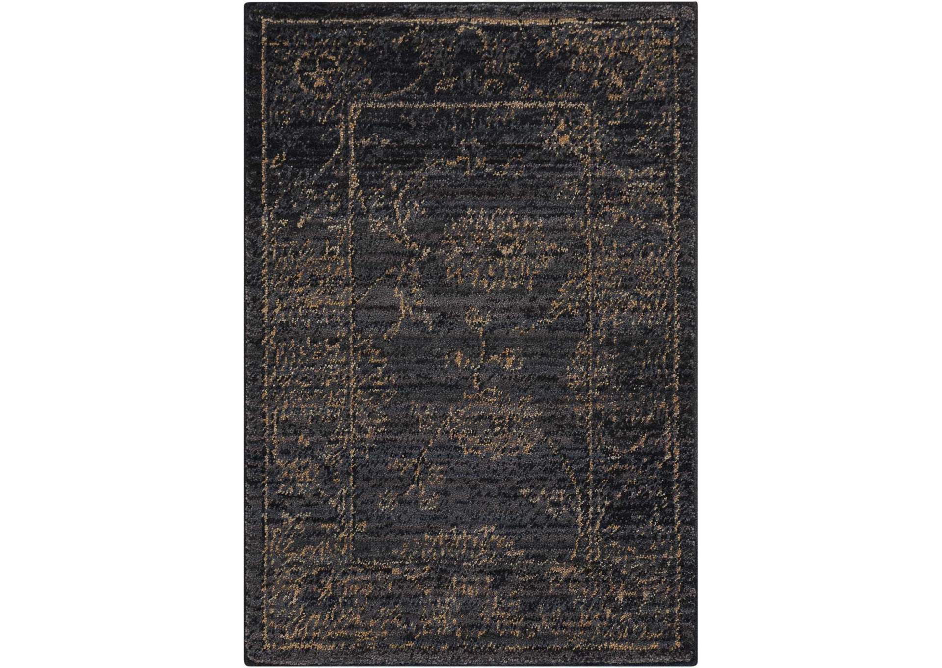 Nourison 2020 NR202 Charcoal 3'x5' Area Rug,Nourison