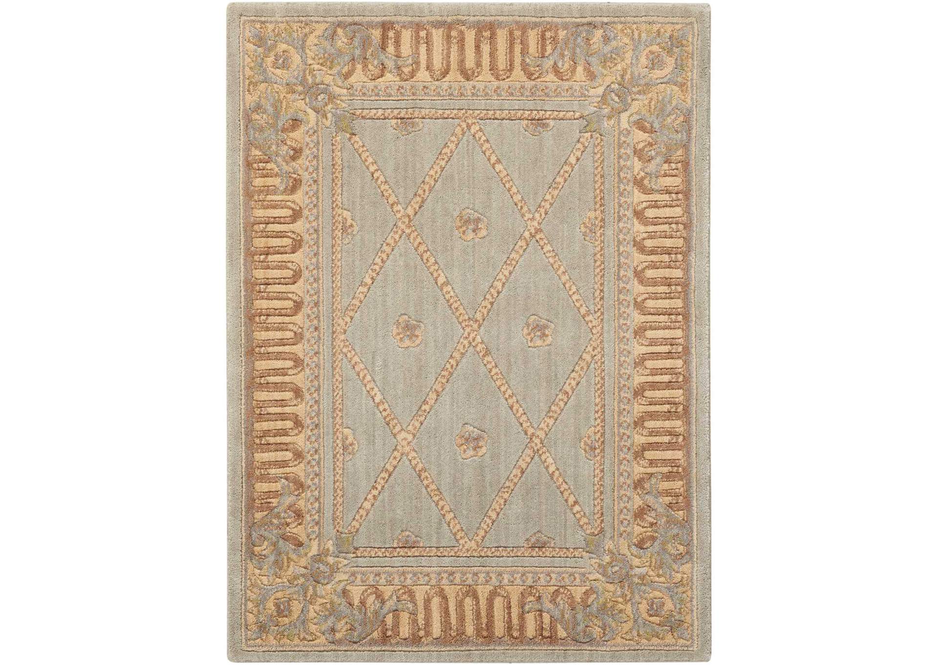 Nourison Ashton House AS03 Blue Area Rug,Nourison