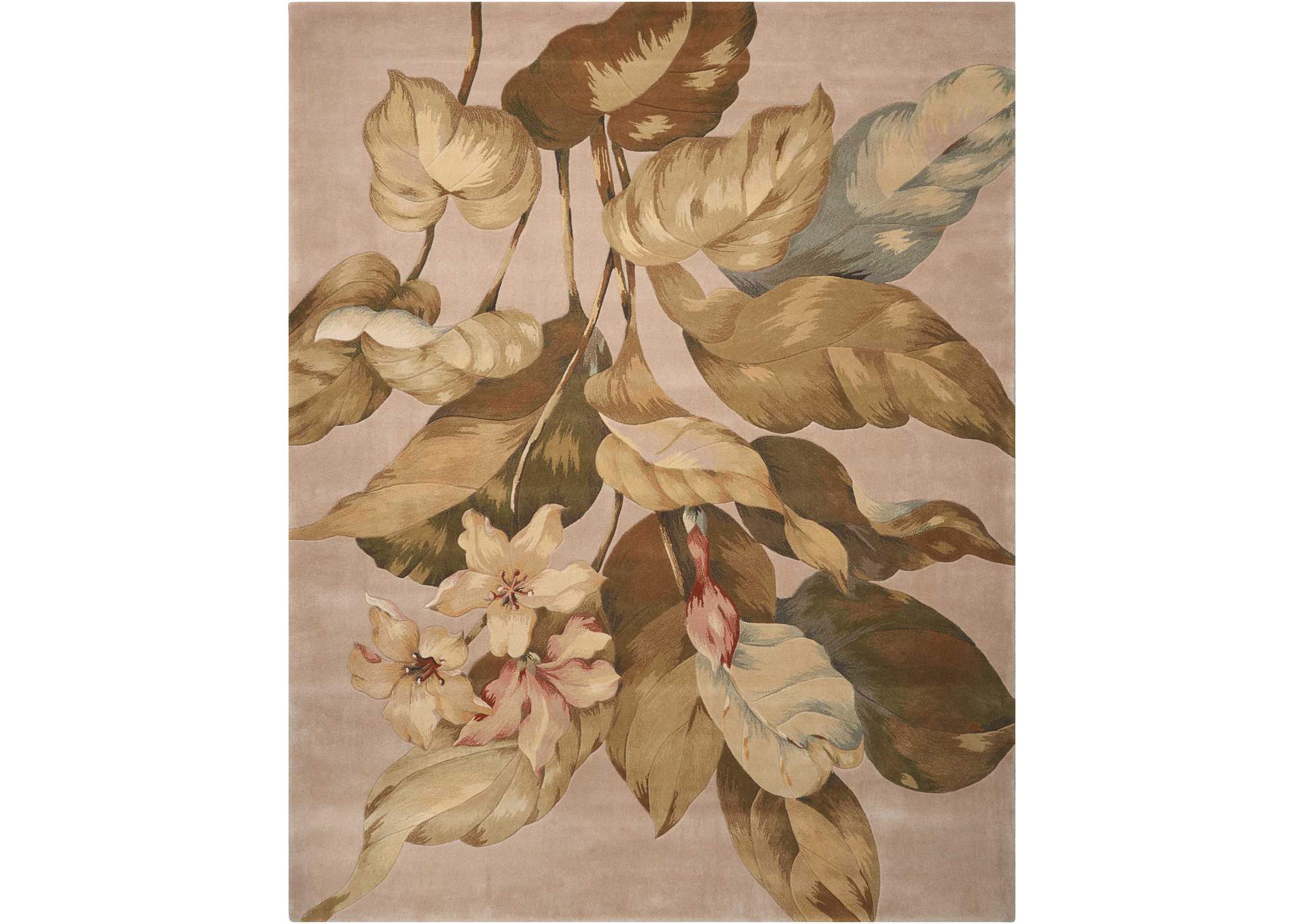 Nourison Tropics TS04 Beige 5'x8' Area Rug,Nourison