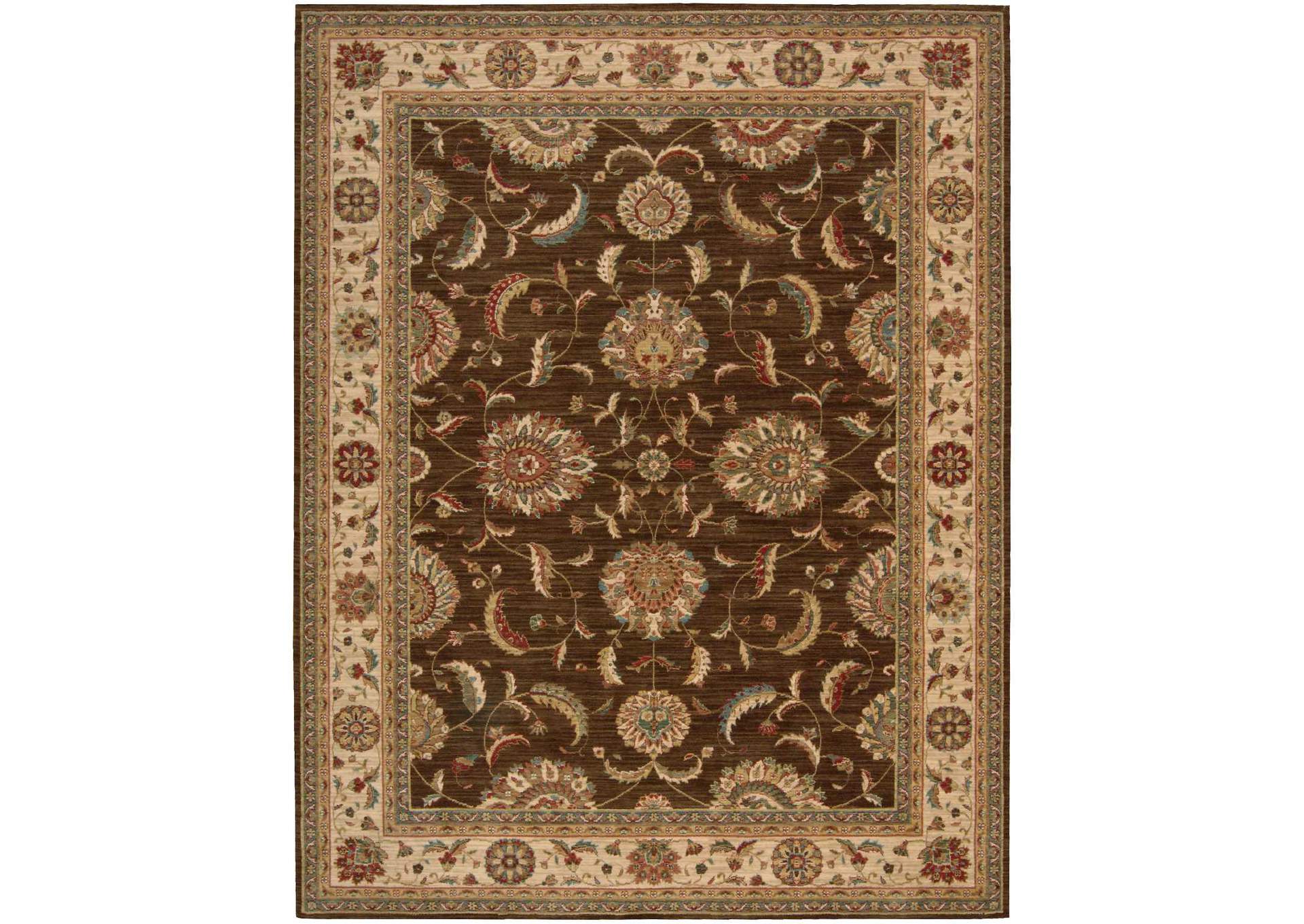 Nourison Living Treasures LI04 Brown 8'x11' Rug,Nourison