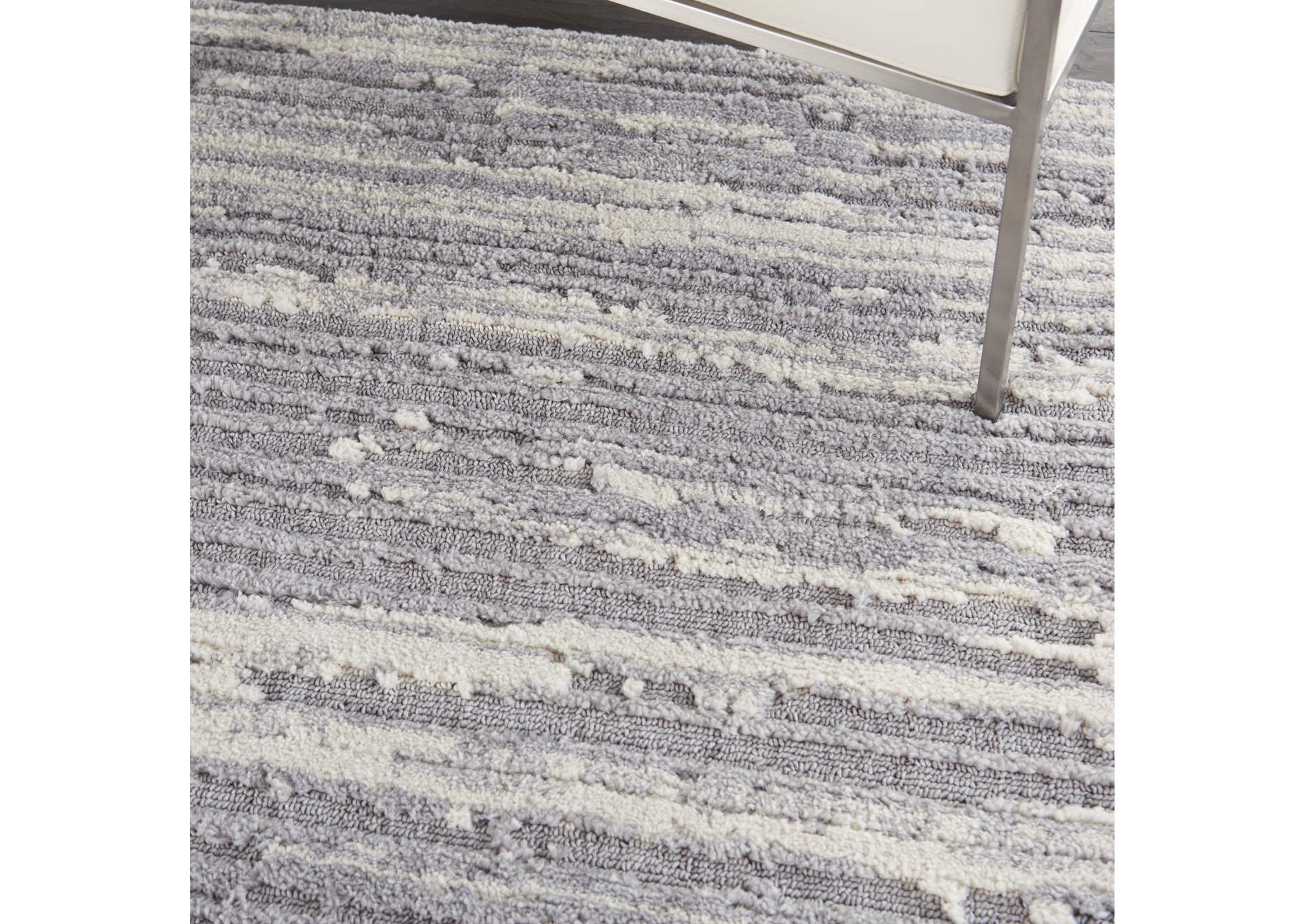 Nourison Zermatt 5' x 7' Ivory Neutral Area Rug,Nourison
