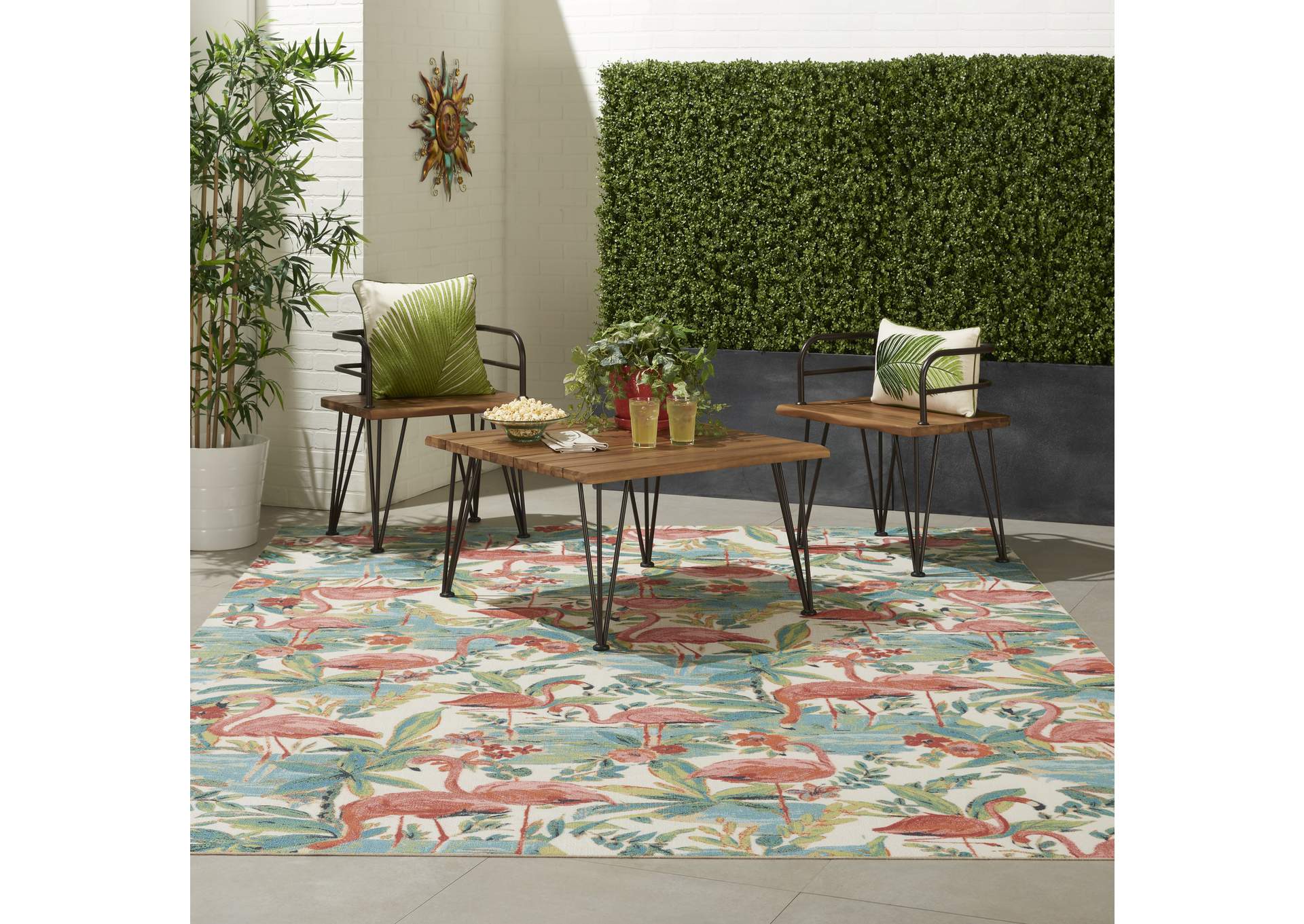 Nourison Wav01/Sun & Shade 7' x 10' Area Rug,Nourison