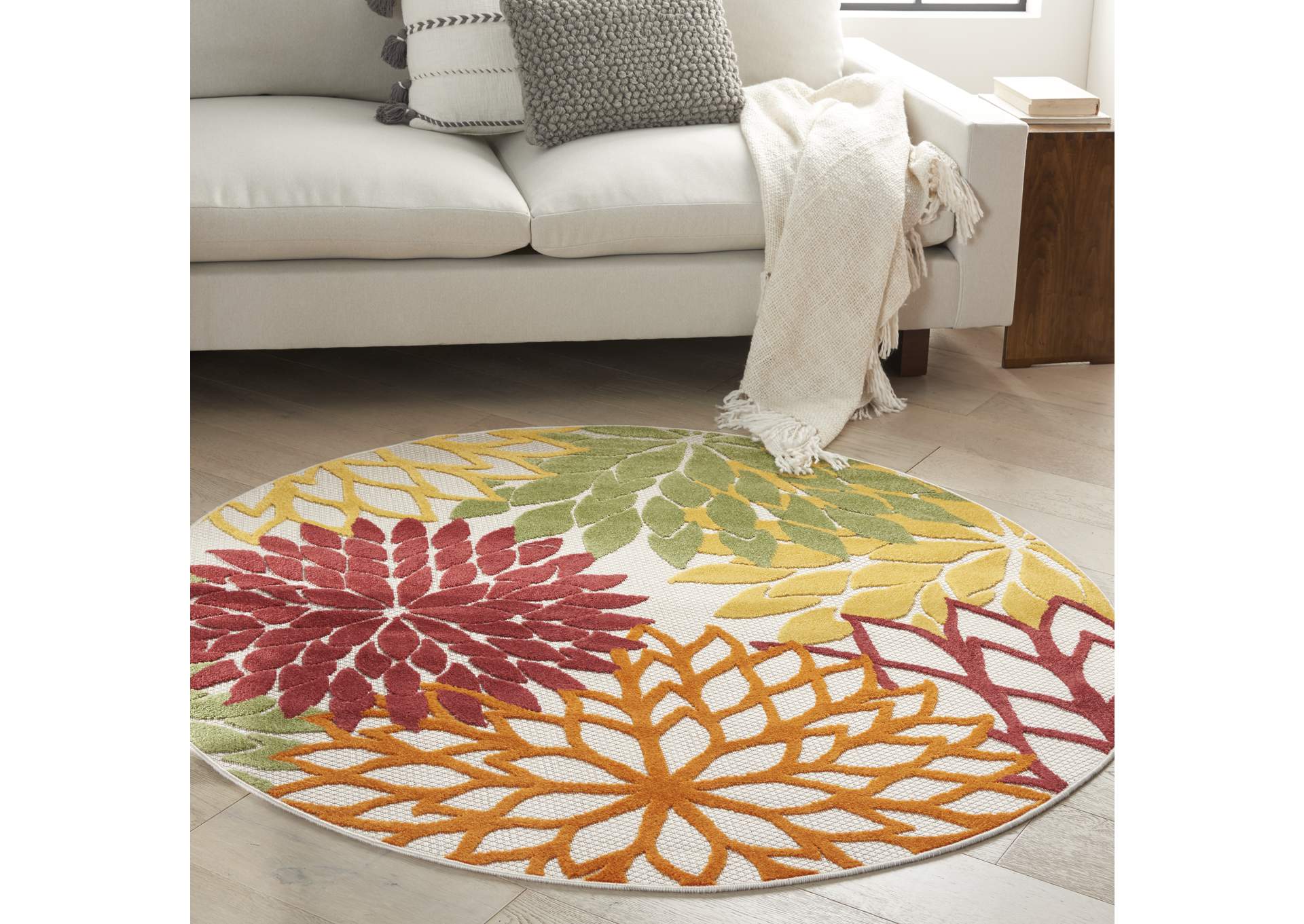 Nourison Aloha 4' Round Area Rug,Nourison