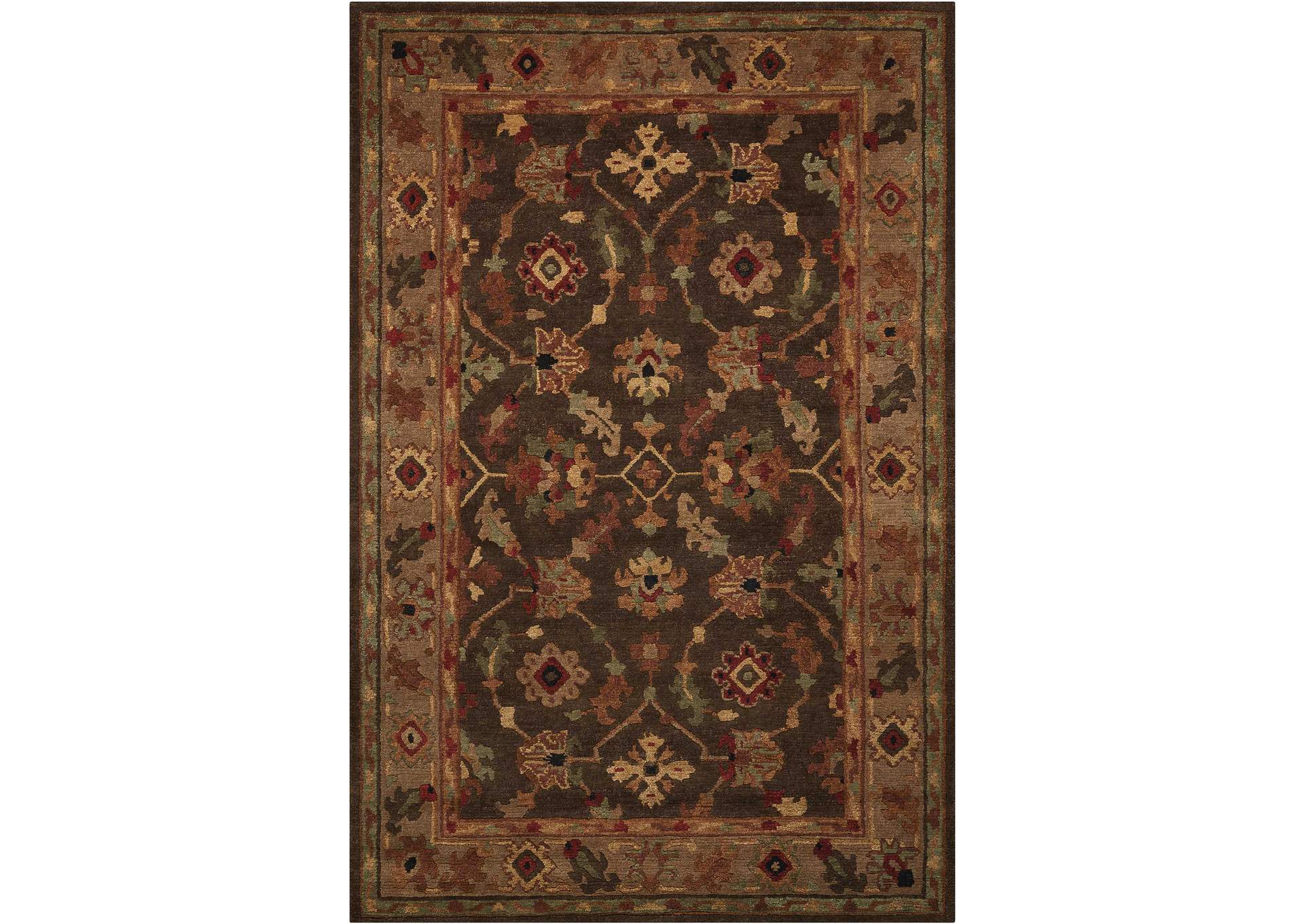 Nourison Tahoe TA10 Black 4'x6' Area Rug,Nourison