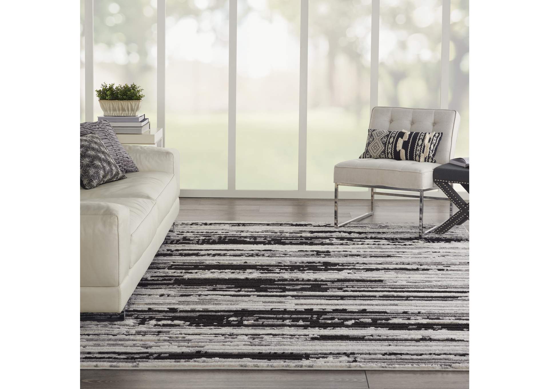 Nourison Zermatt 8' x 10' Ivory Neutral Area Rug,Nourison