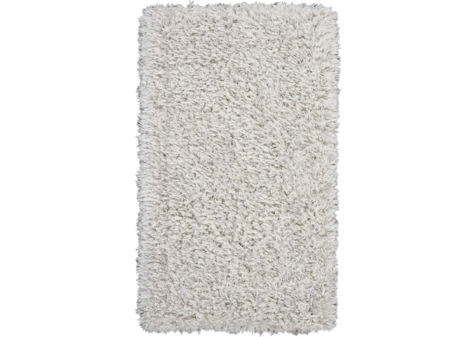 Nourison Luxe Shag 2' X 4' Grey Plush Area Rug,Nourison