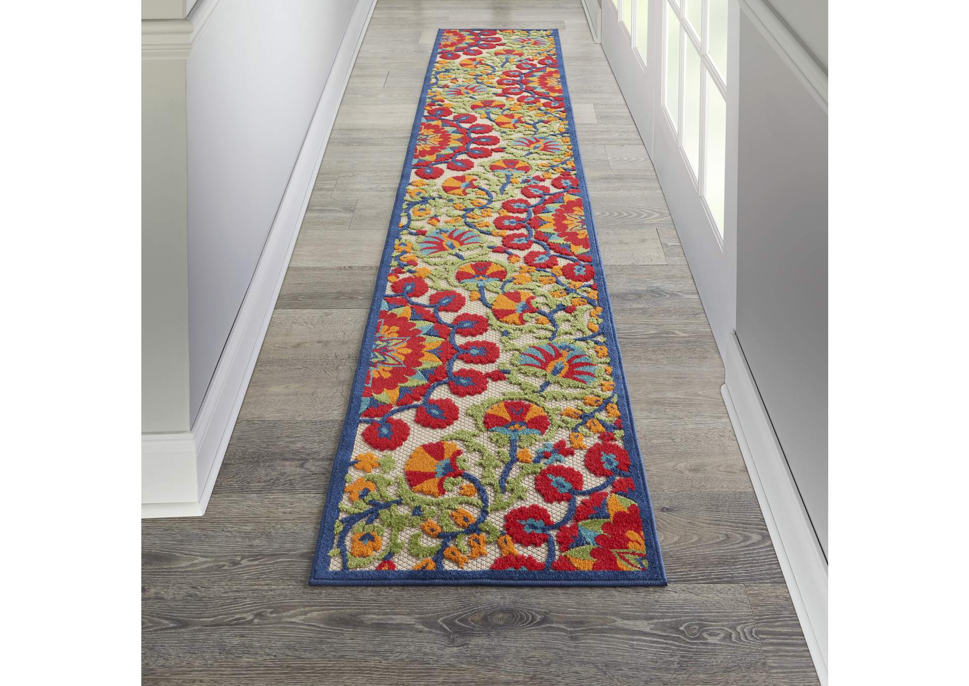 Nourison Aloha 12' Runner Area Rug,Nourison